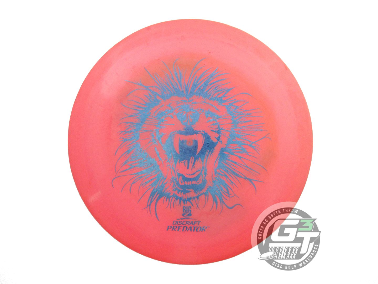 USED Discraft Big Z Predator 170g Pink Blue Star Foil Fairway Driver Golf Disc