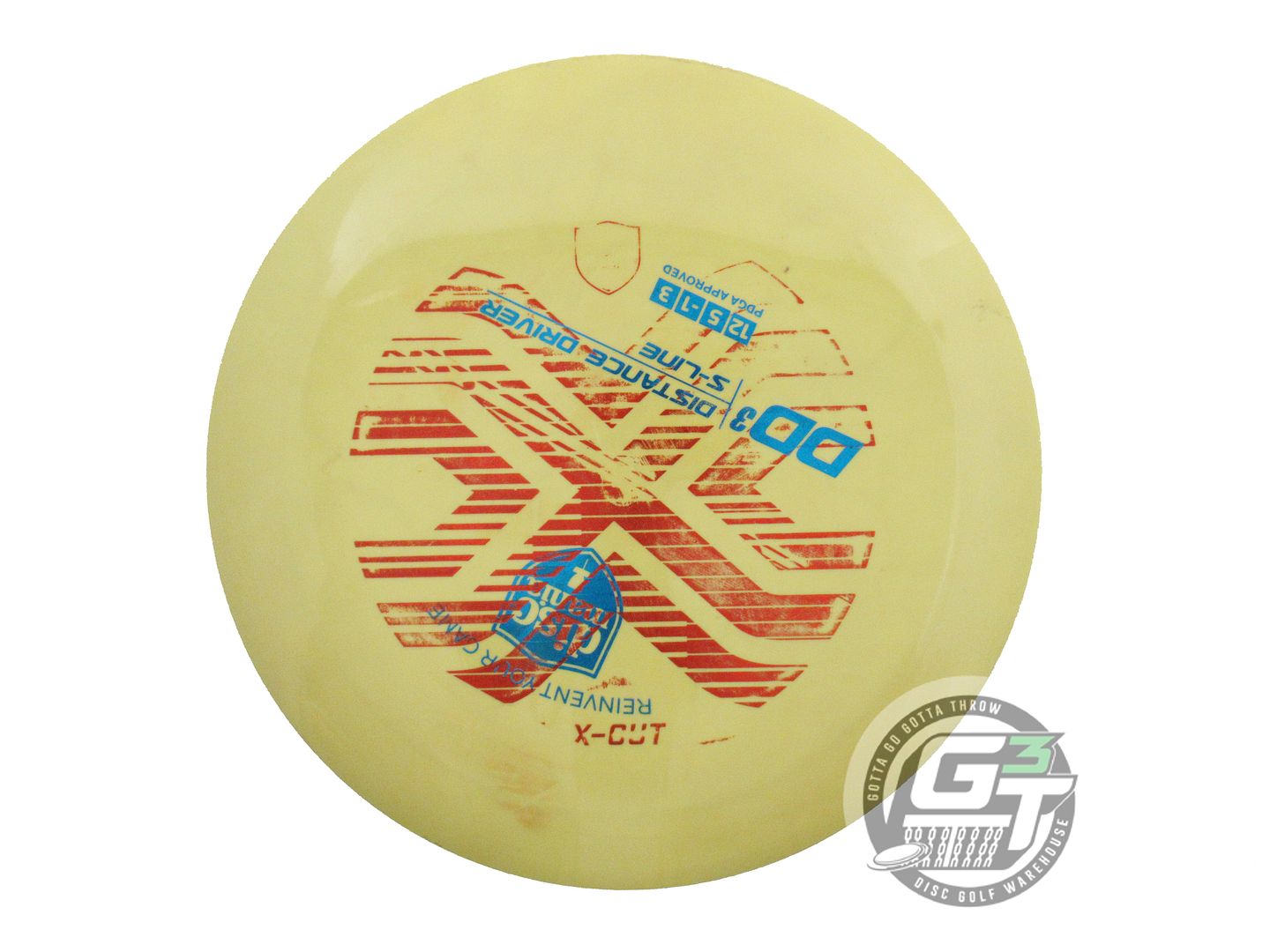 USED DiscMania X-OUT S-Line DD3 174g Mustard Distance Driver Golf Disc