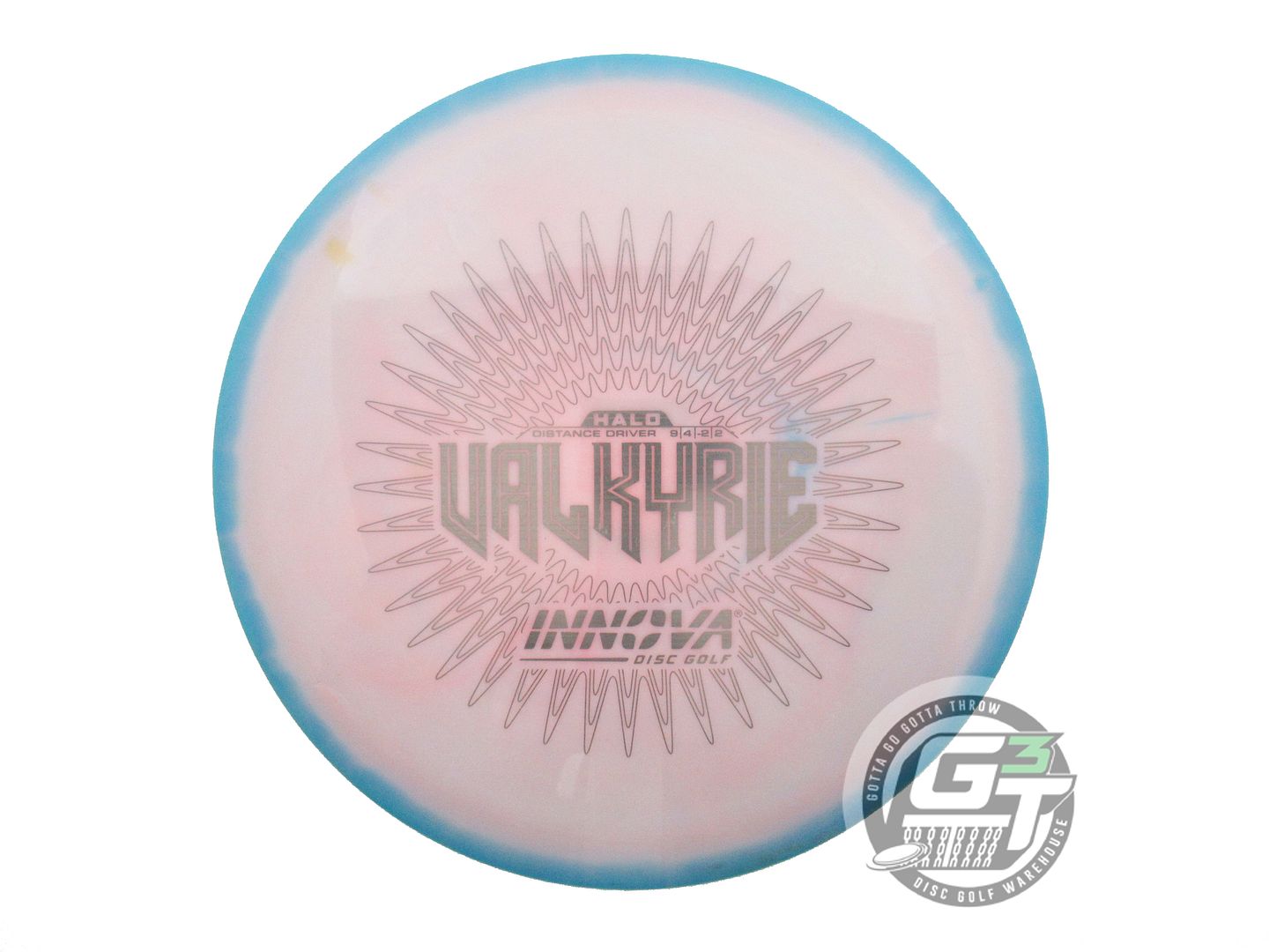 USED Innova Halo Star Valkyrie 176g Teal-Lilac Distance Driver Golf Disc