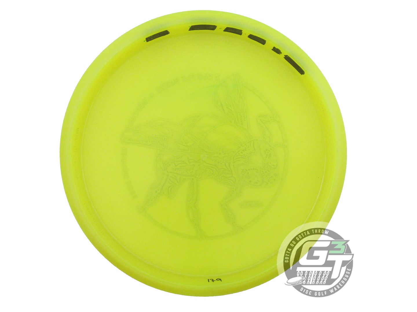 USED Discraft [LEDGESTONE] Glo Z FLX Buzzz 179g Yellow Midrange Golf Disc