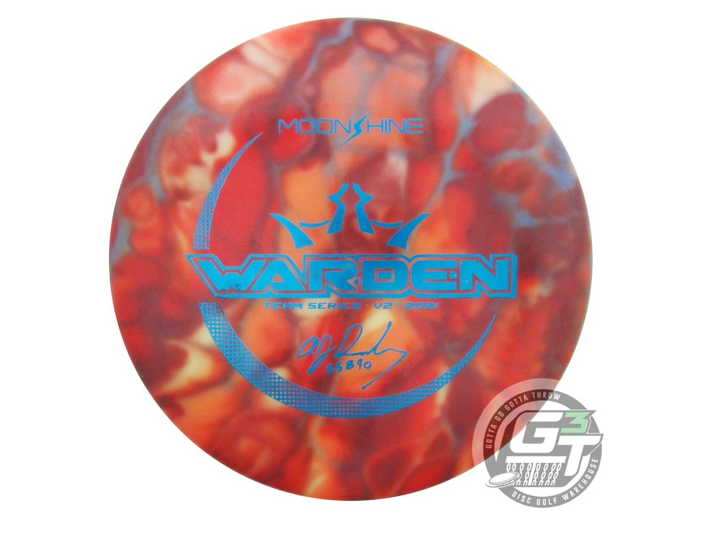 USED Dynamic Discs [RISLEY] Glow Hybrid Warden 176g HOME DYED Putter Golf Disc
