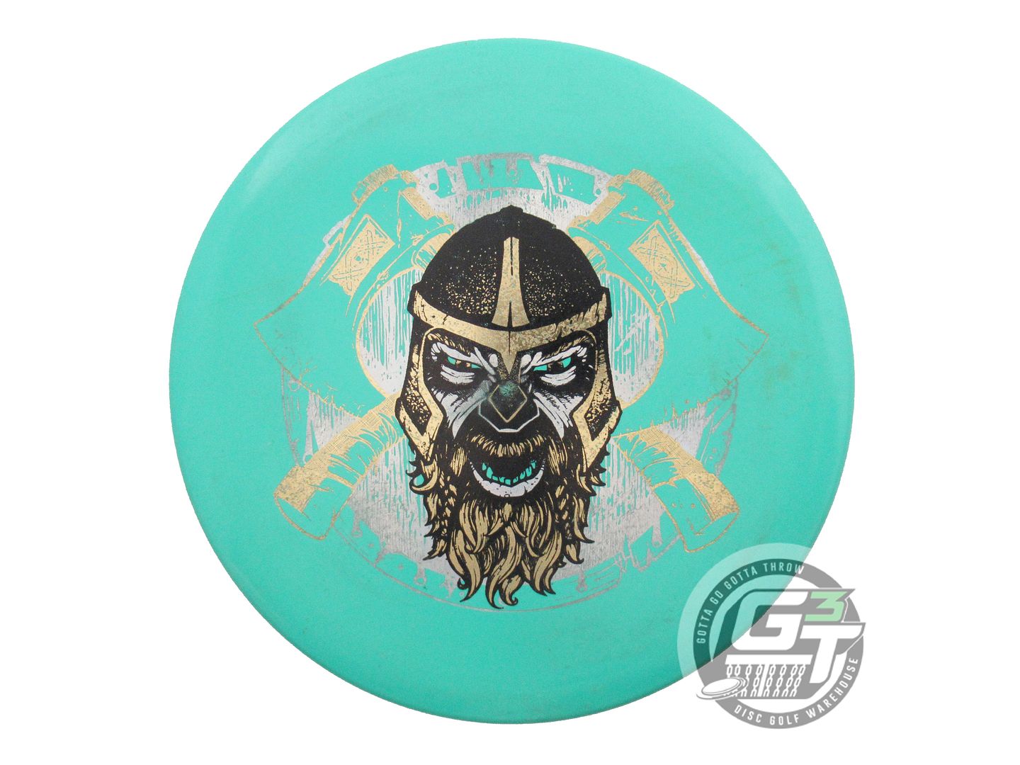 USED Innova SKULBOY Star Caiman 175g Seafoam Gold Foil Midrange Golf Disc
