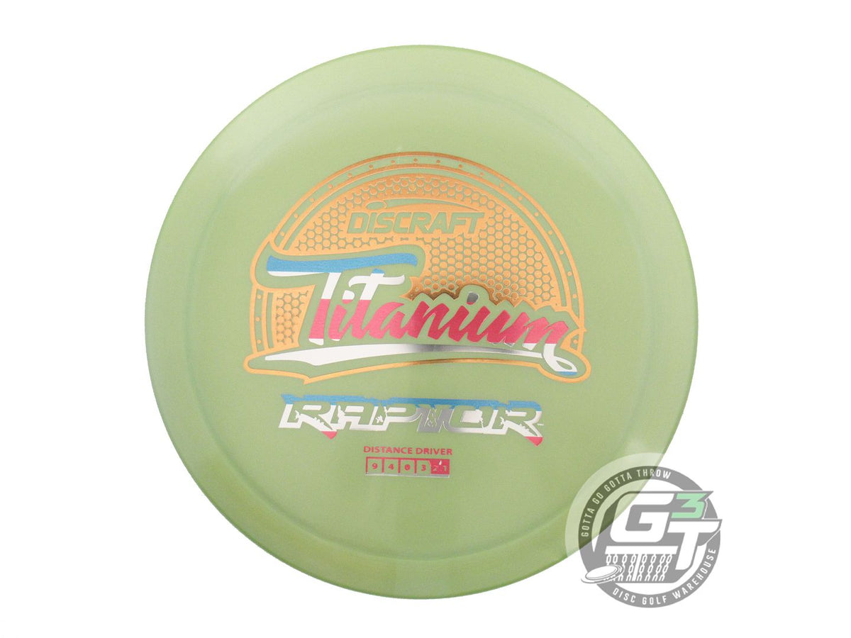 Discraft Titanium Raptor Distance Driver Golf Disc (Individually Liste ...