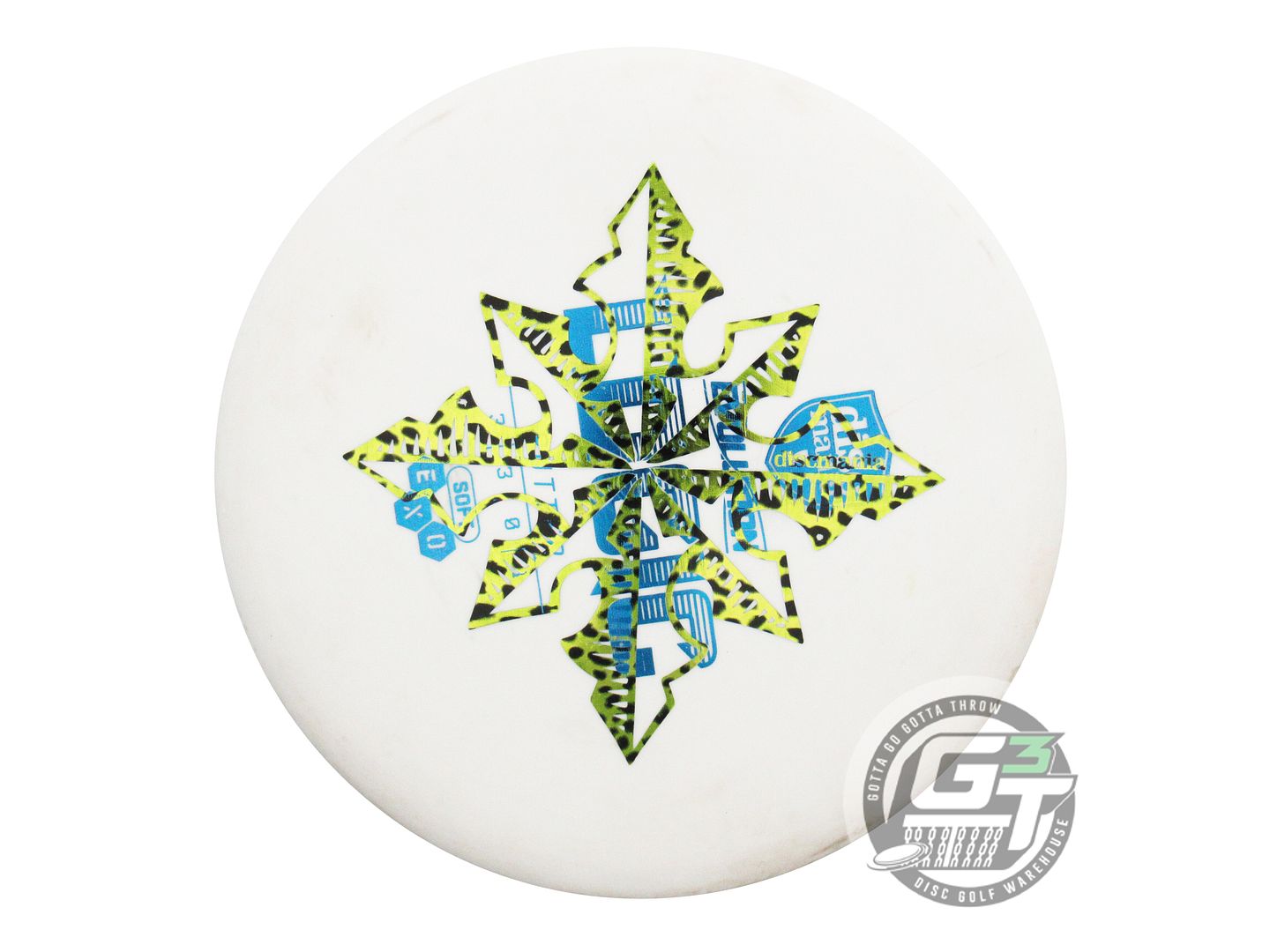 USED DiscMania X-OUT EXO Soft Logic 174g White Putter Golf Disc