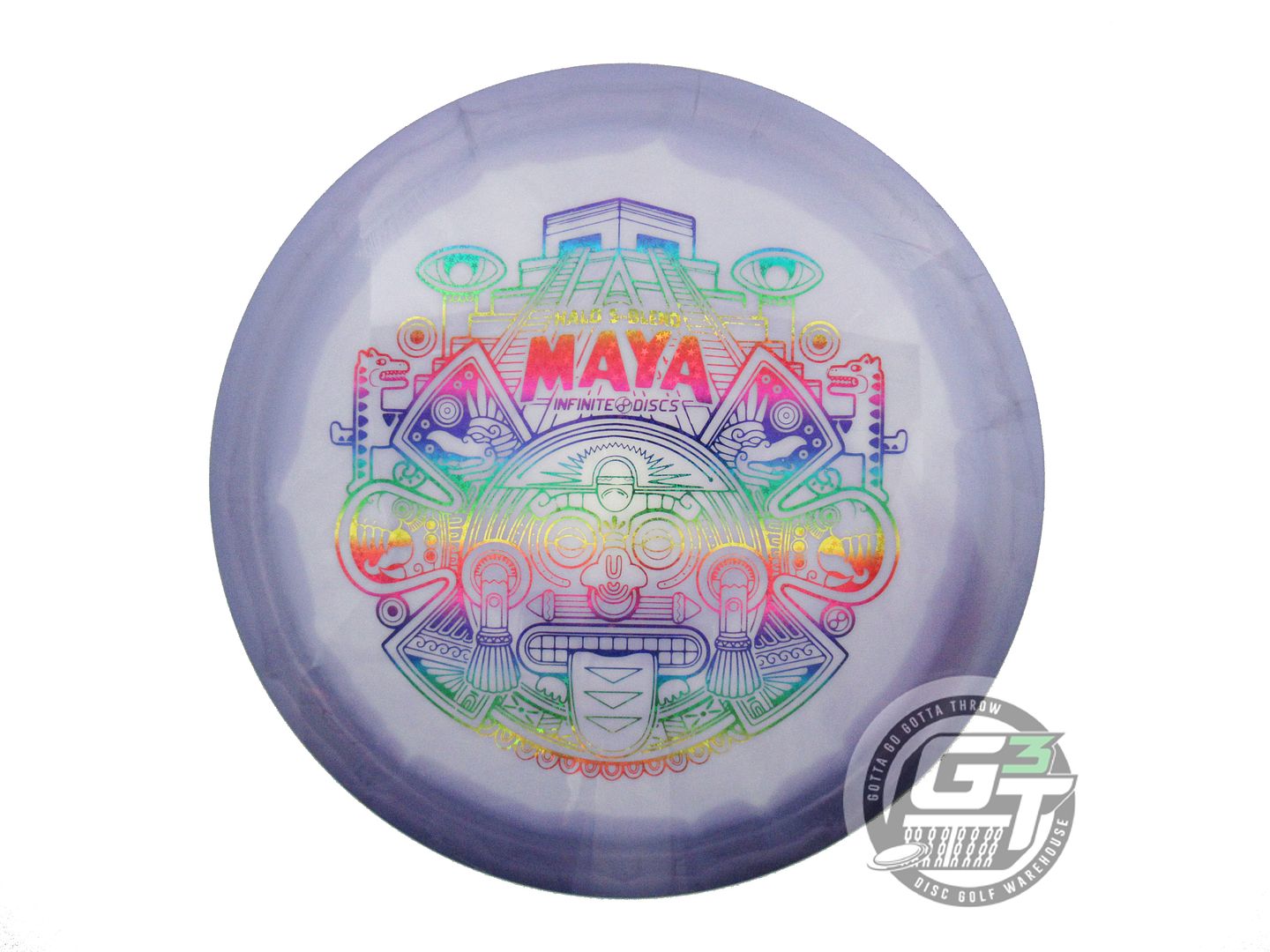 USED Infinite Halo S-Blend Maya 171g Purple-White Distance Driver Golf Disc
