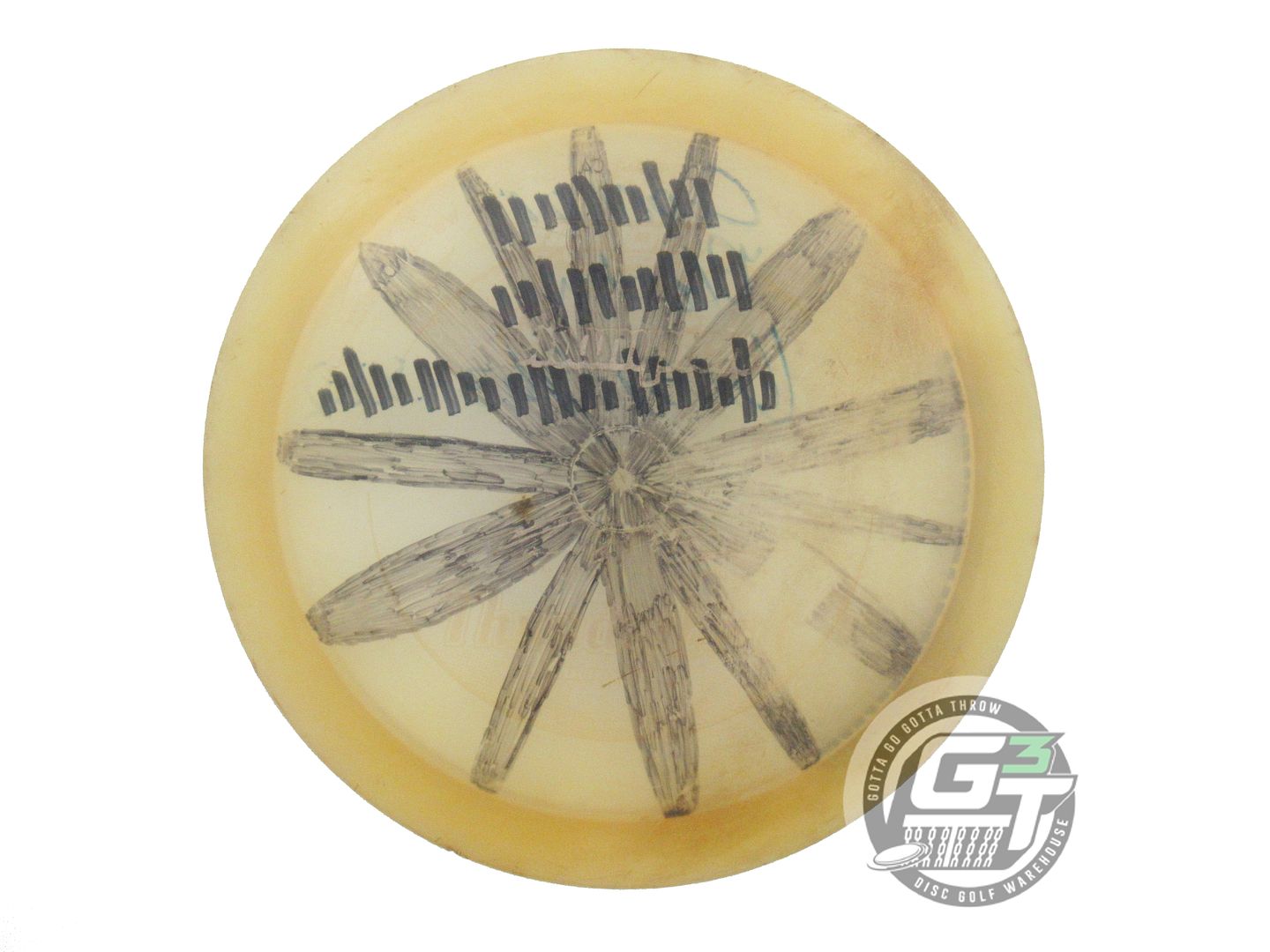 USED Innova Champion Thunderbird 170g Cream SHARPIE Distance Driver Golf Disc