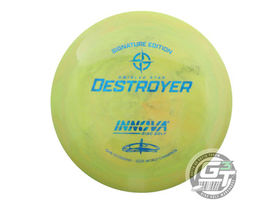 Innova Signature Edition Ohn Scoggins 2025 World Champion Swirled Star Destroyer Distance Driver Golf Disc (Individually Listed)