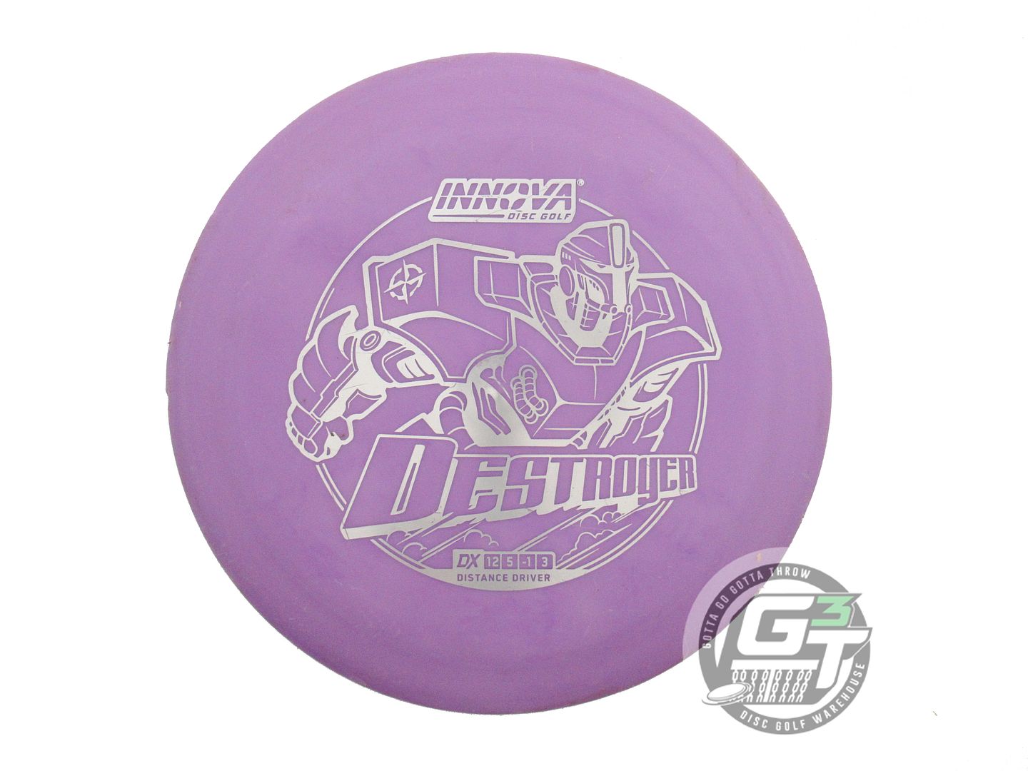 USED Innova DX Destroyer 170g Purple Silver Foil Distance Driver Golf Disc