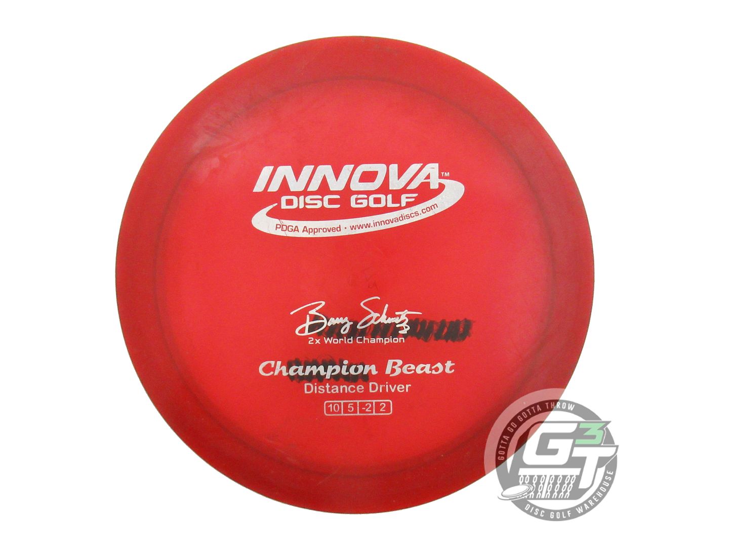 USED Innova Champion Beast 172g Red Silver Foil Distance Driver Golf Disc