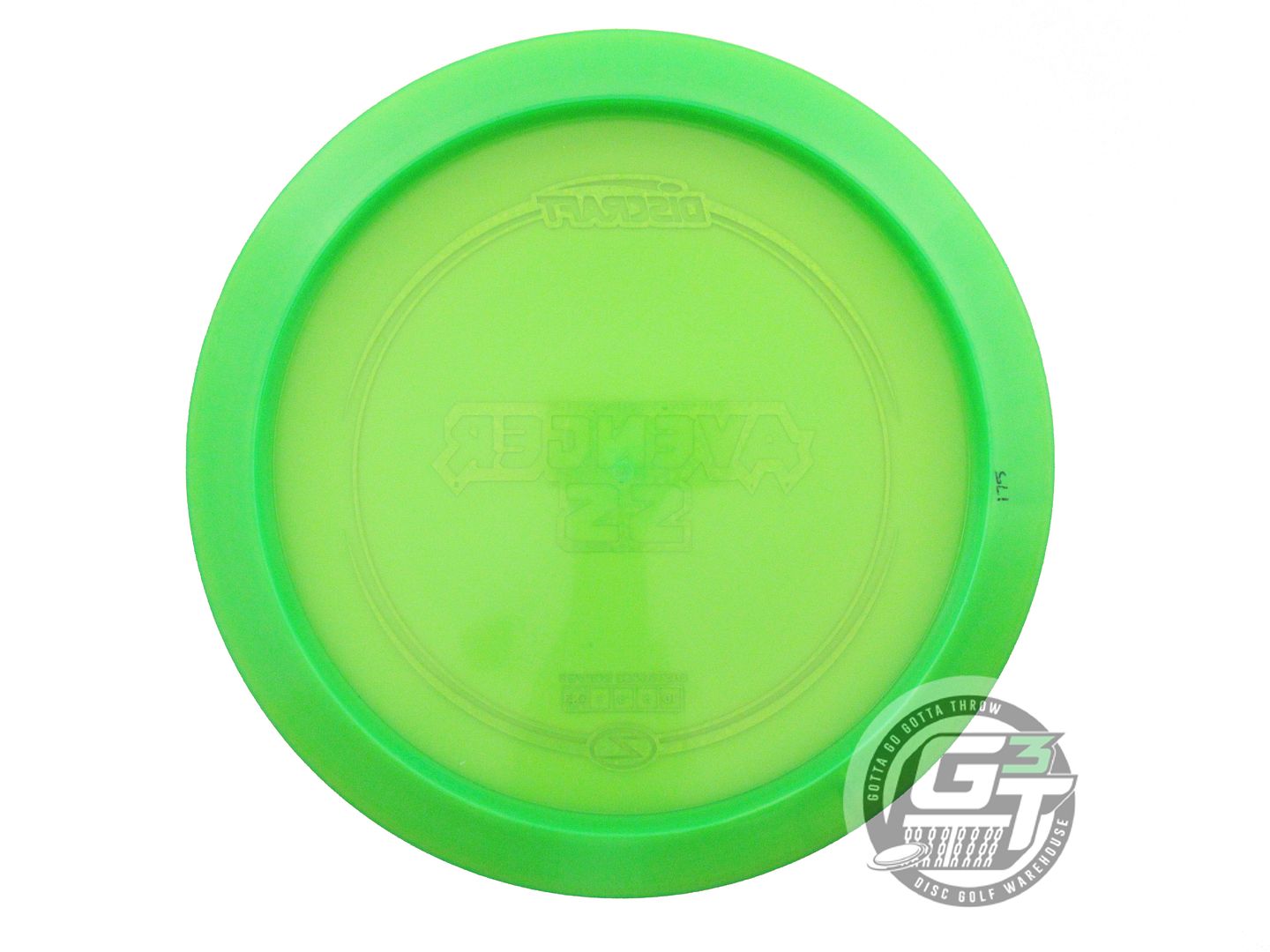 NOS Discraft X-OUT Z Avenger SS 175g Green Distance Driver Golf Disc