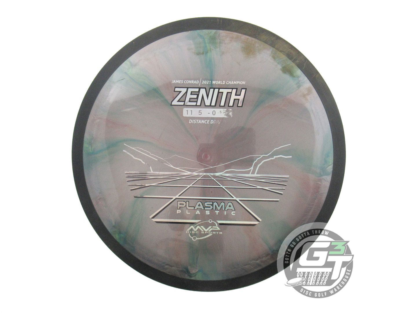 USED MVP Disc Sports [CONRAD] Plasma Zenith 173g Gray-Green Fairway Driver Disc