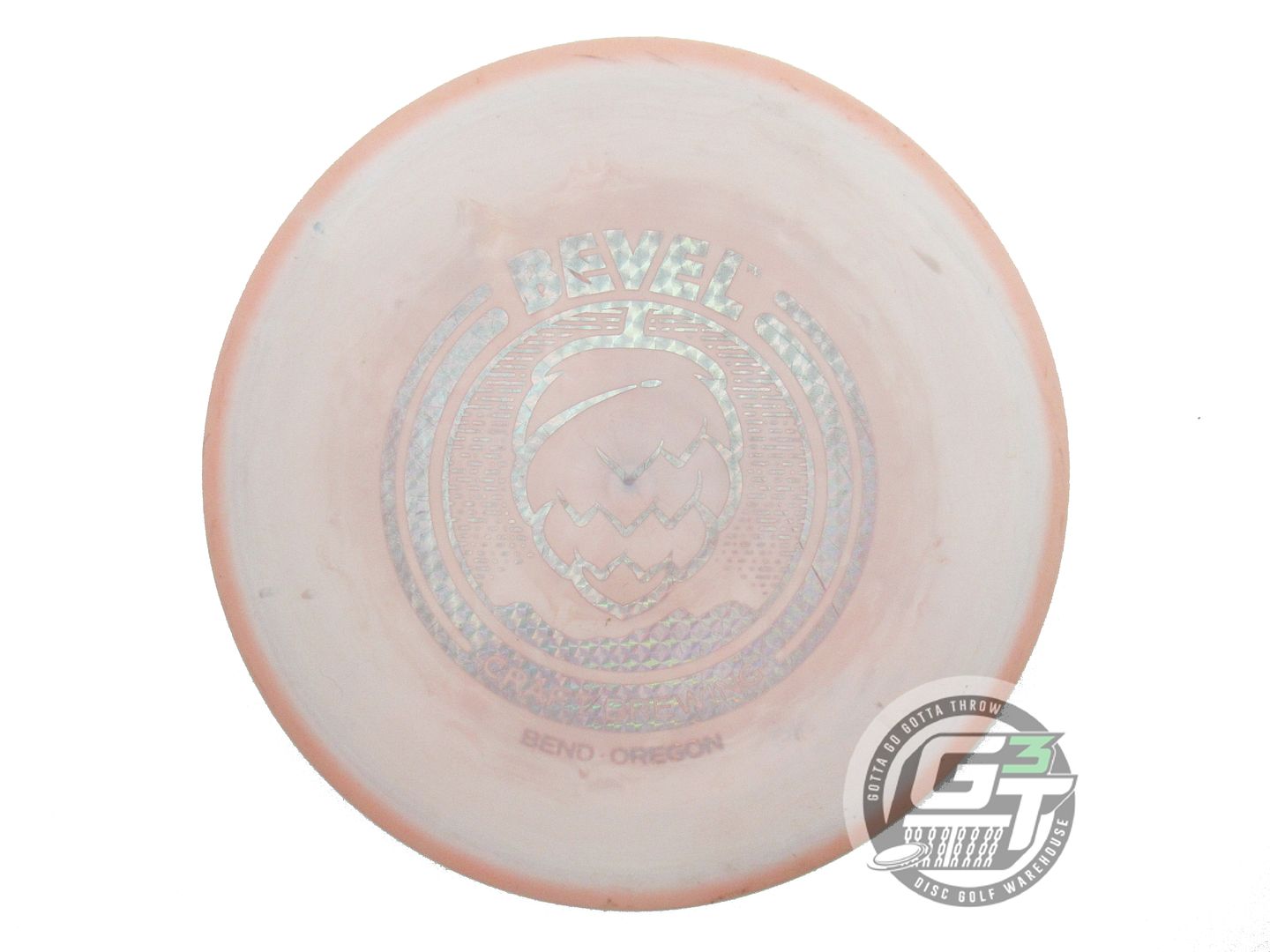 USED Discraft ESP Buzzz 180g Peach-Lilac Prism Foil Midrange Golf Disc