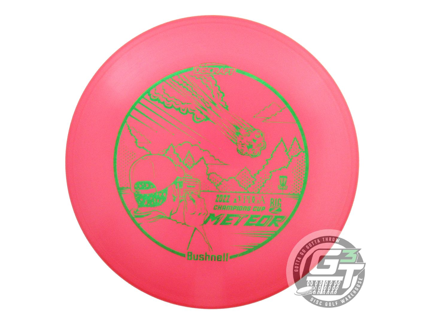 NOS Discraft [CHAMPIONS] Big Z Meteor 180g Pink Green Shatter Midrange Disc