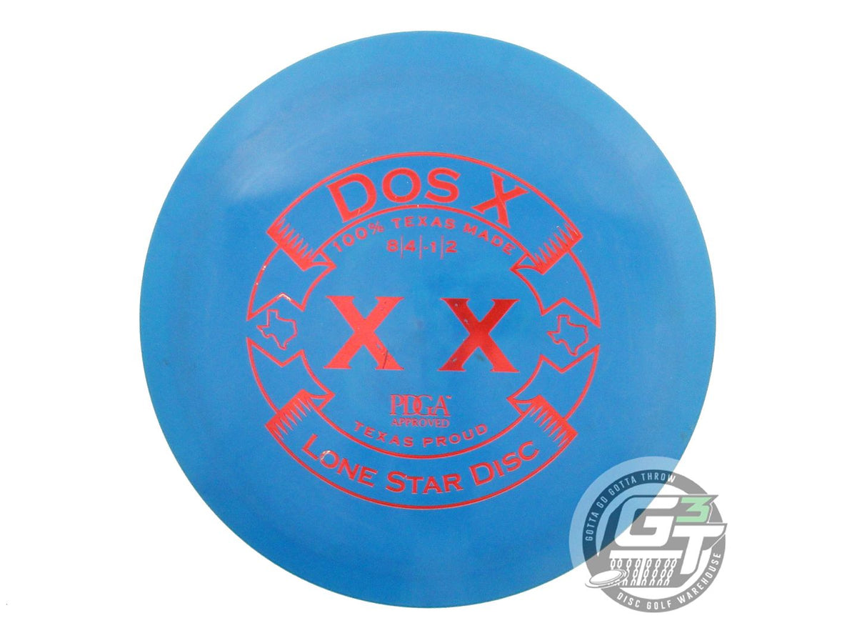 USED Lone Star Bravo Dos X 174g Blue Red Foil Fairway Driver Golf Disc