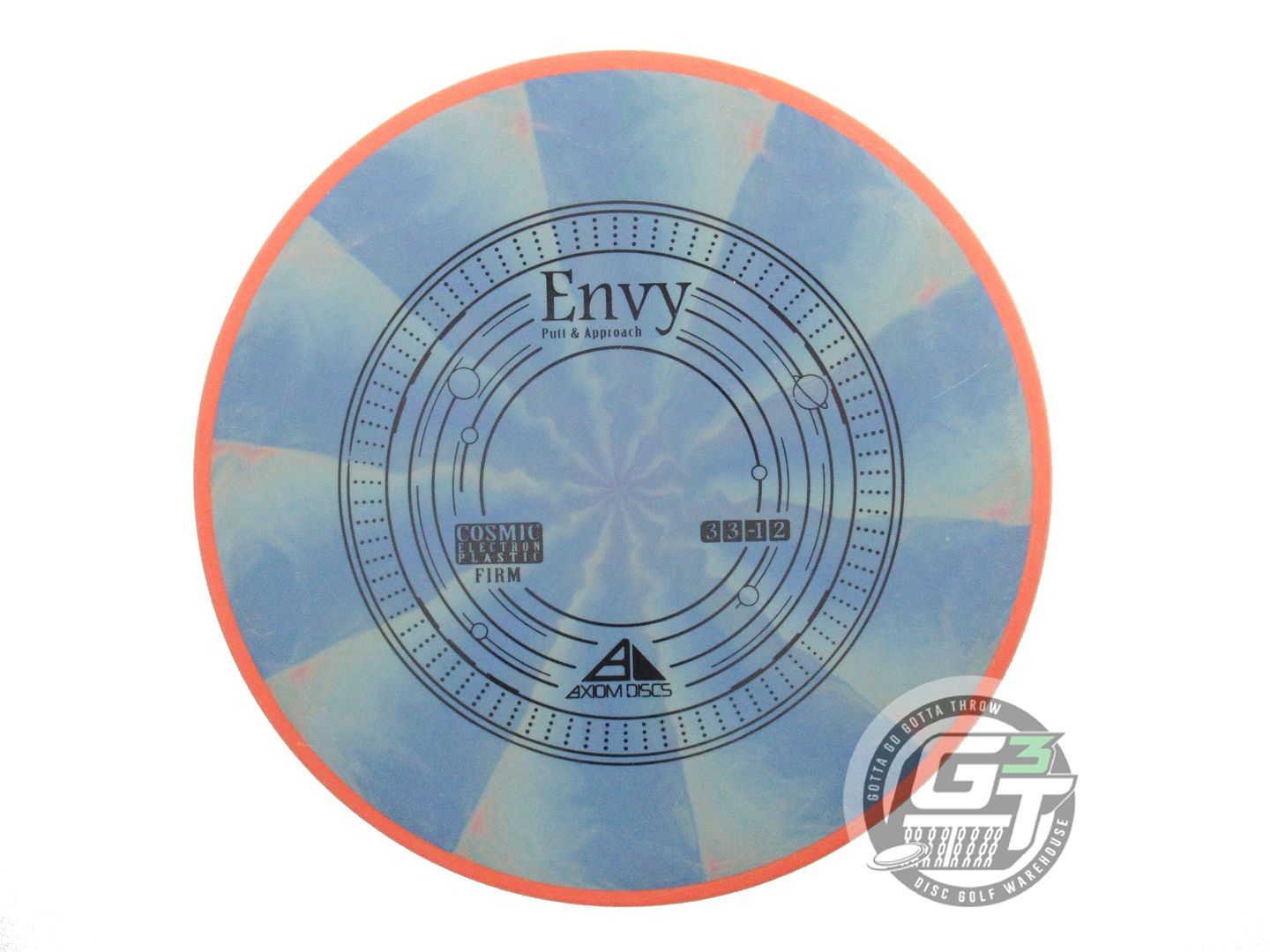 USED Axiom Discs Cosmic Electron Firm Envy 171g Blue-Green Orange Putter Disc