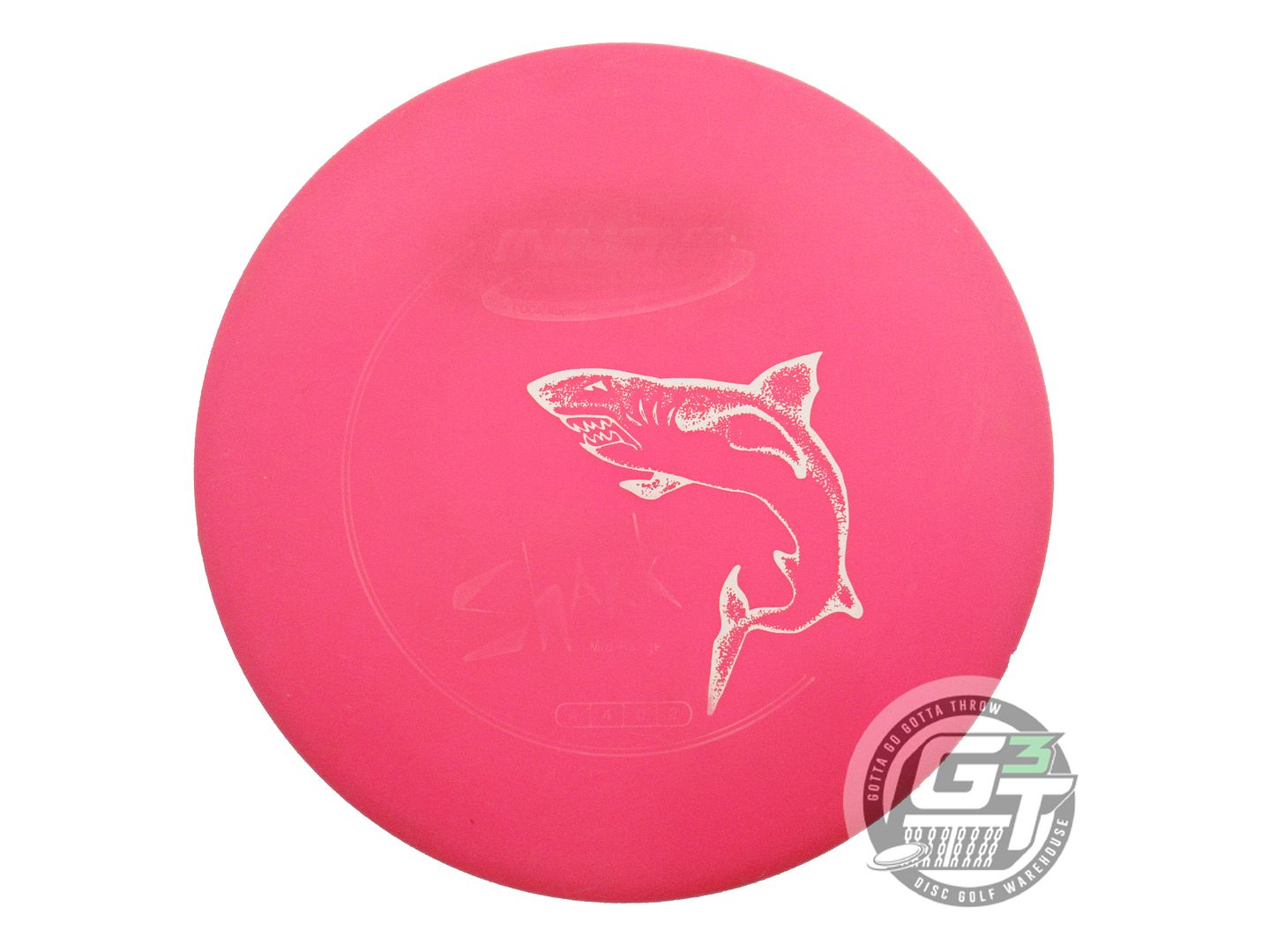 USED Innova DX Shark 144g Pink White Stamp Midrange Golf Disc