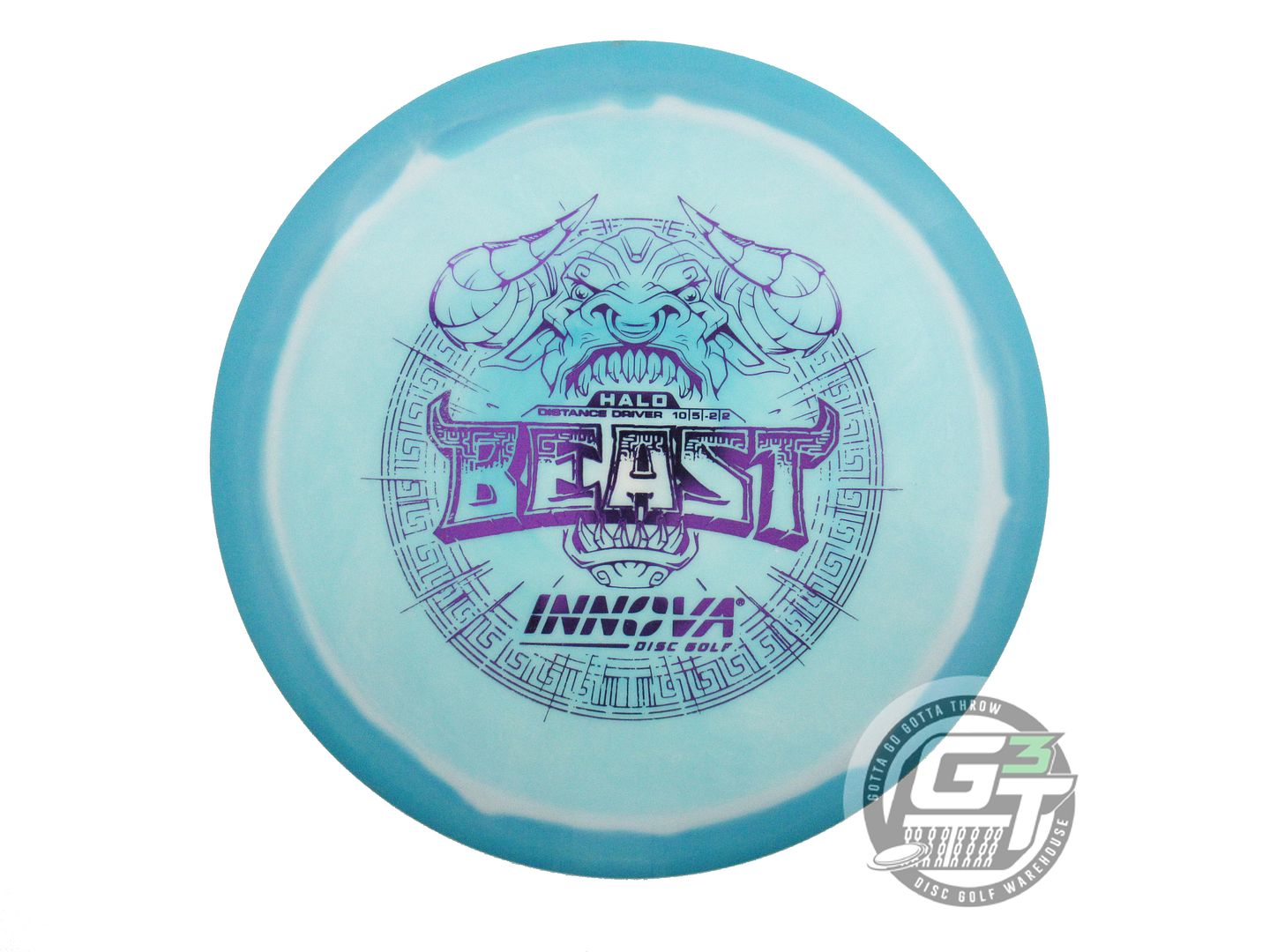 USED Innova Halo Star Beast 175g Teal-White Distance Driver Golf Disc