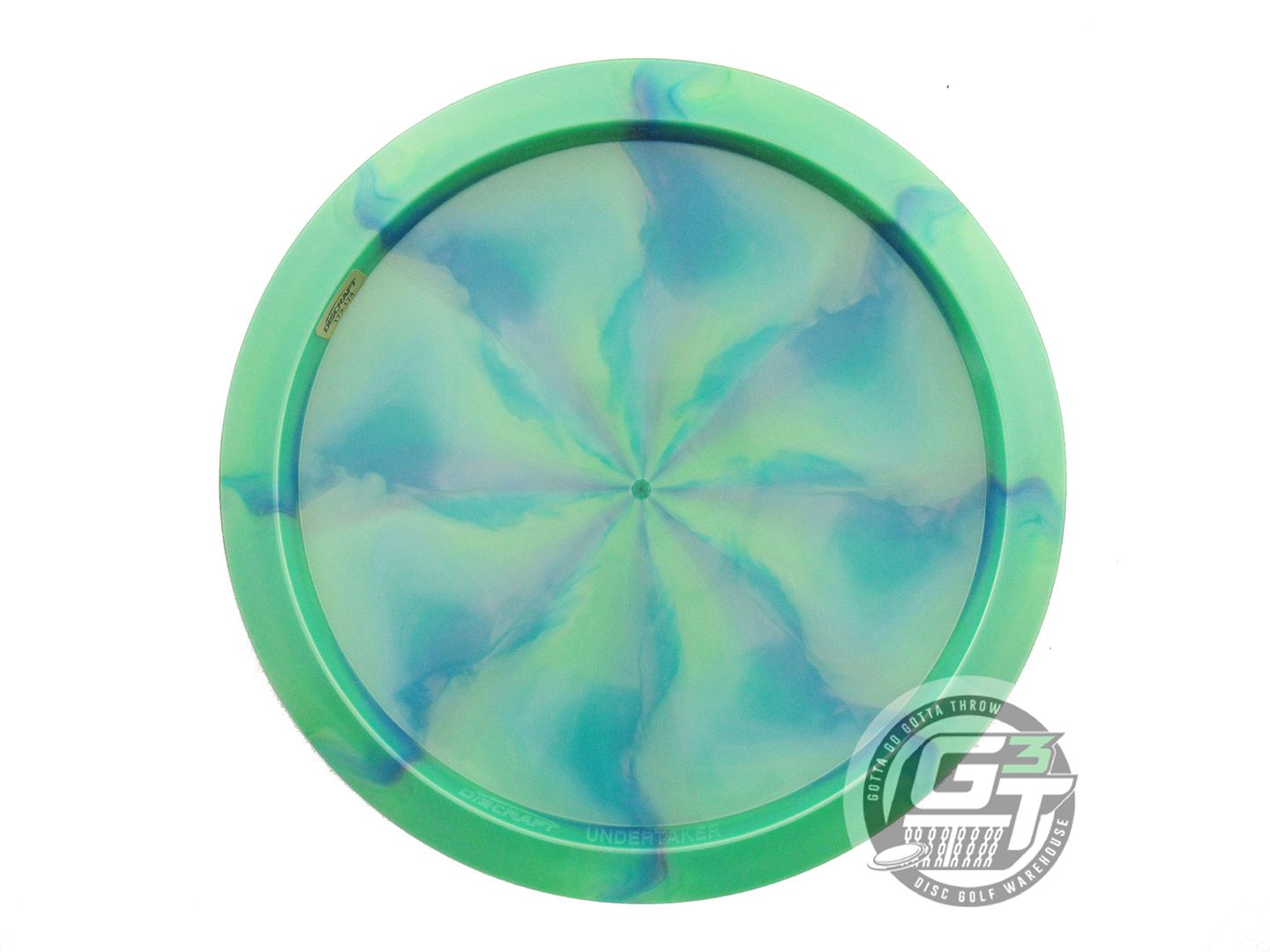 NOS Discraft X-OUT Titanium Undertaker 175g Green-Blue Driver Golf Disc