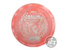 USED Discraft ESP Swirl Scorch 165g Orange Diamond Plate Foil Driver Golf Disc