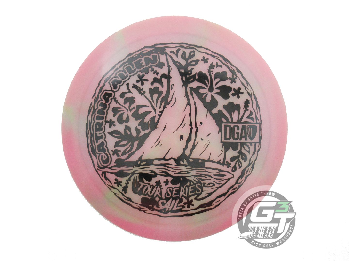 DGA Limited Edition 2023 Tour Series Catrina Allen Swirl Tour Series Sail Distance Driver Golf Disc (Individually Listed)
