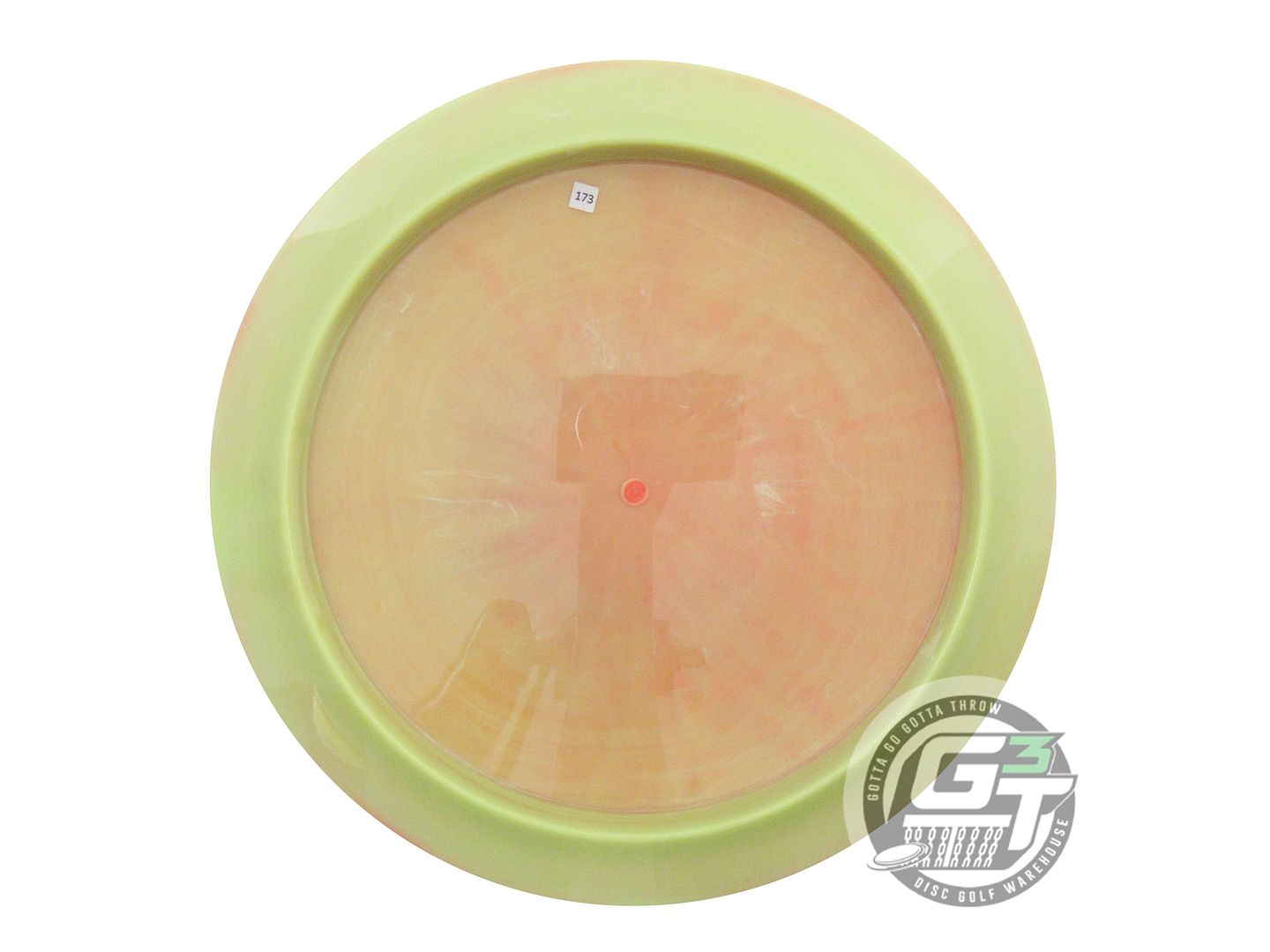 USED Mint Discs X-OUT [READING] Apex Goat 173g Lime-Peach Driver Golf Disc
