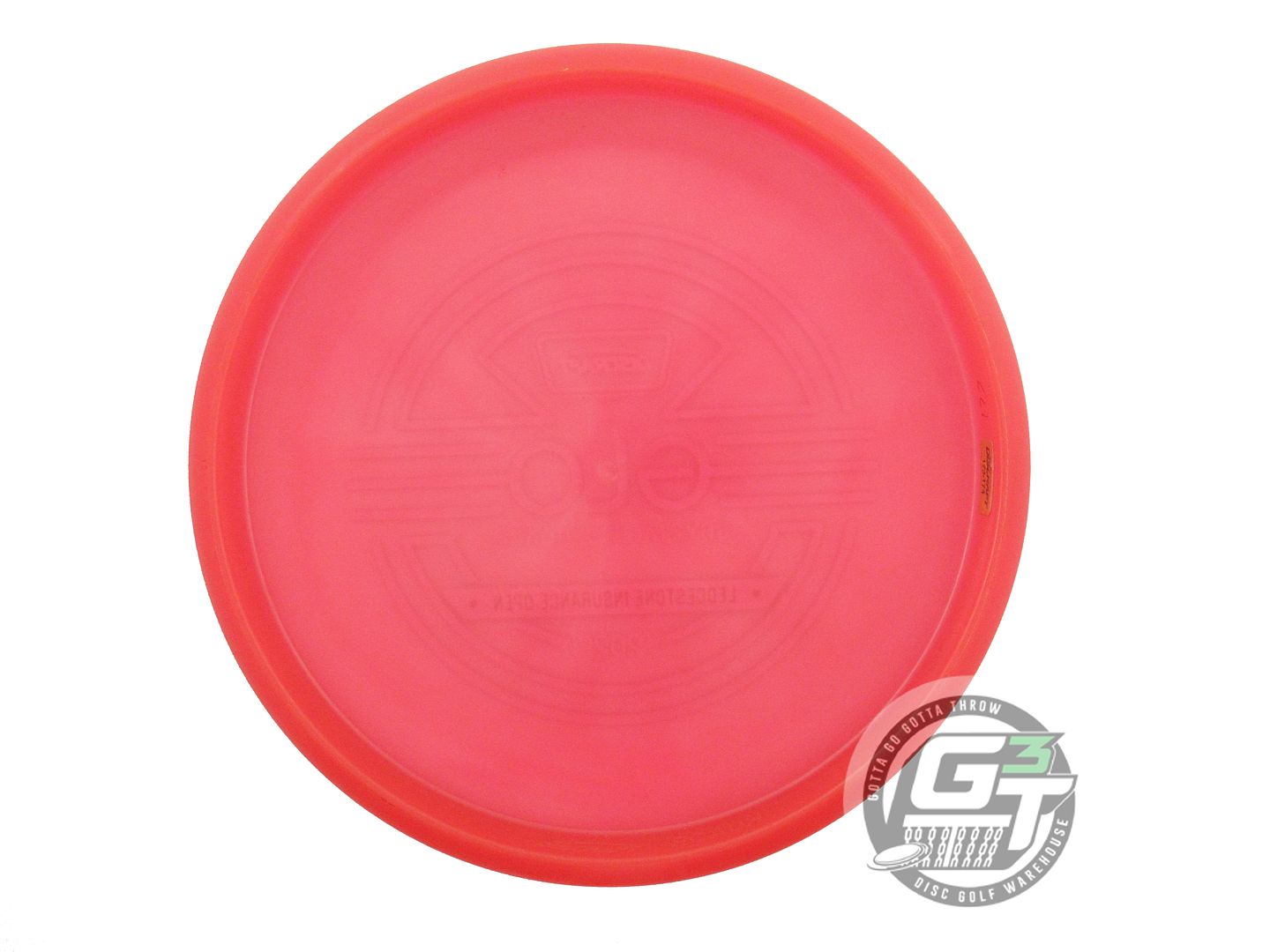 USED Discraft [LEDGESTONE] Glo CryZtal FLX Roach 177g Pink Holo A Putter Disc