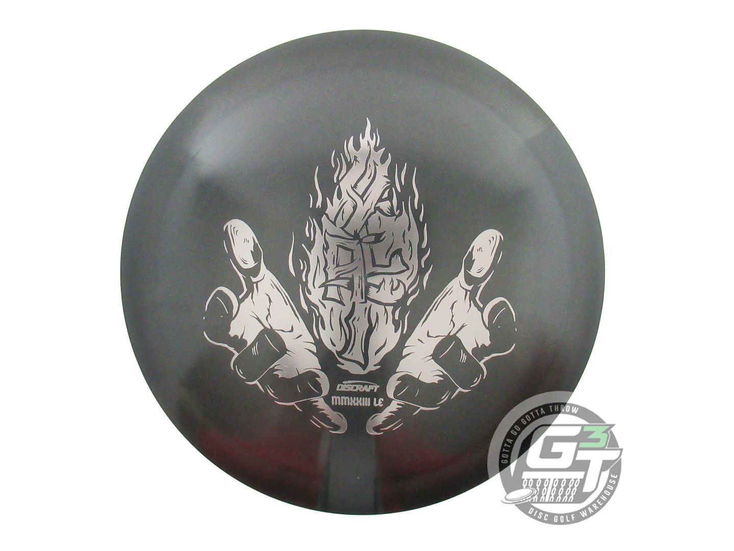 NOS Discraft [LEDGESTONE] Midnight ESP Heat 177g Black Gray Foil Driver Disc