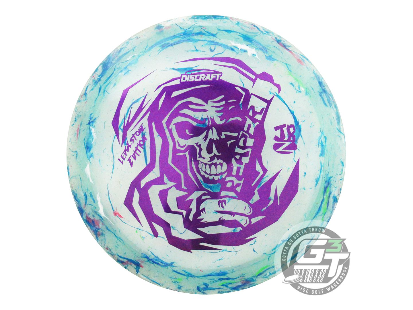 USED Discraft [LEDGESTONE] Jawbreaker Z FLX Reaper 175g Purple Foil Driver Disc