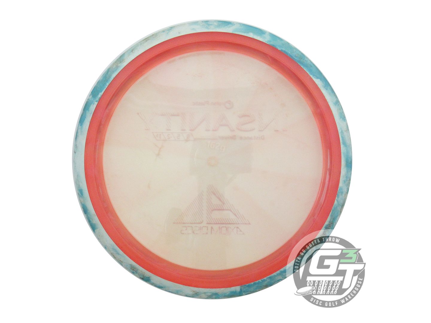 USED Axiom Discs Proton Insanity 162g Pink Teal-White Rim Distance Driver Disc