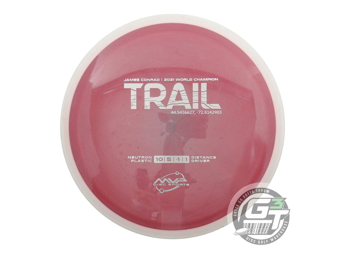 USED MVP Disc Sports Neutron Trail 175g Dark Pink Distance Driver Golf Disc