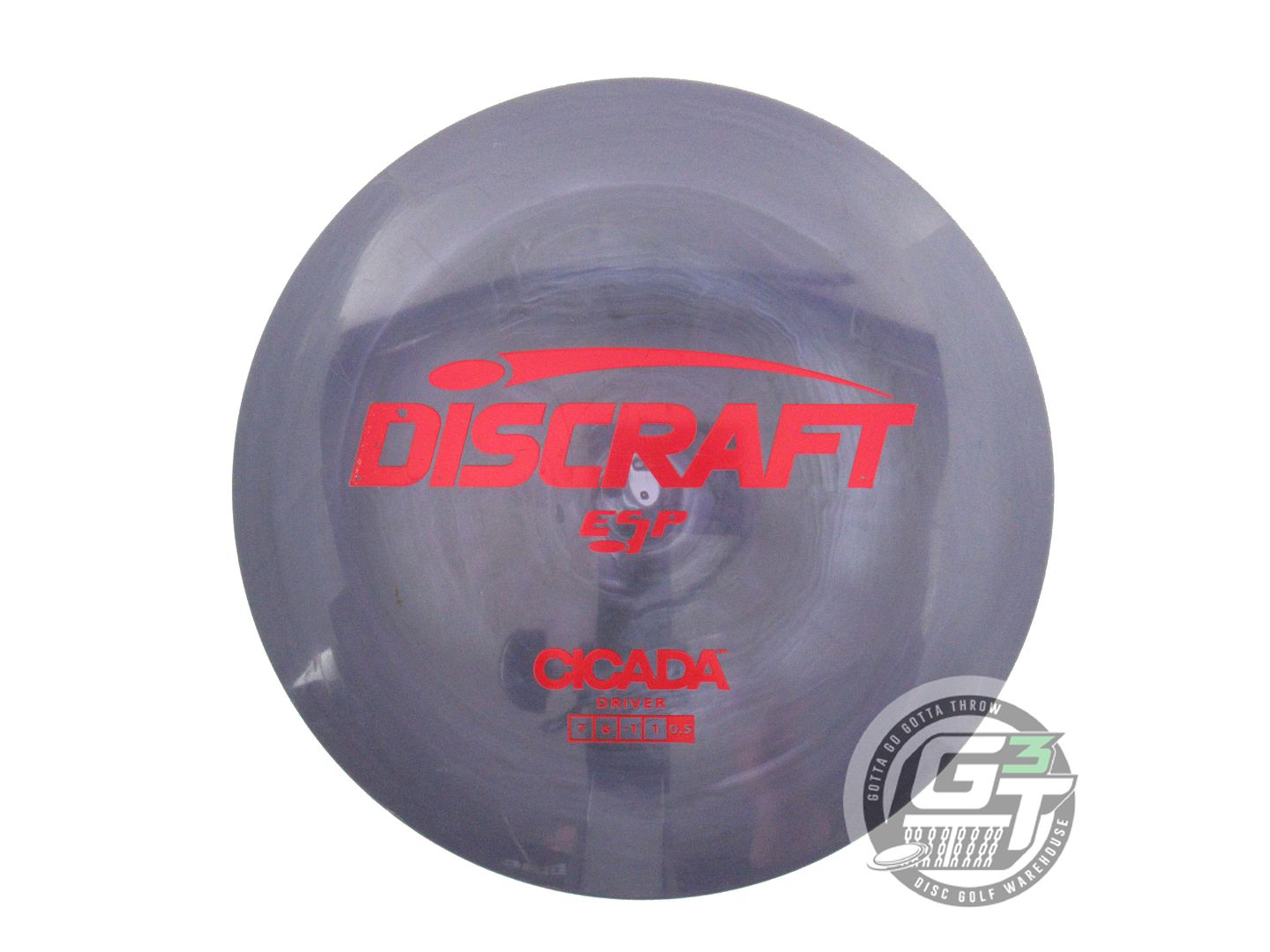 USED Discraft ESP Cicada 170g Dark Purple Red Foil Fairway Driver Golf Disc