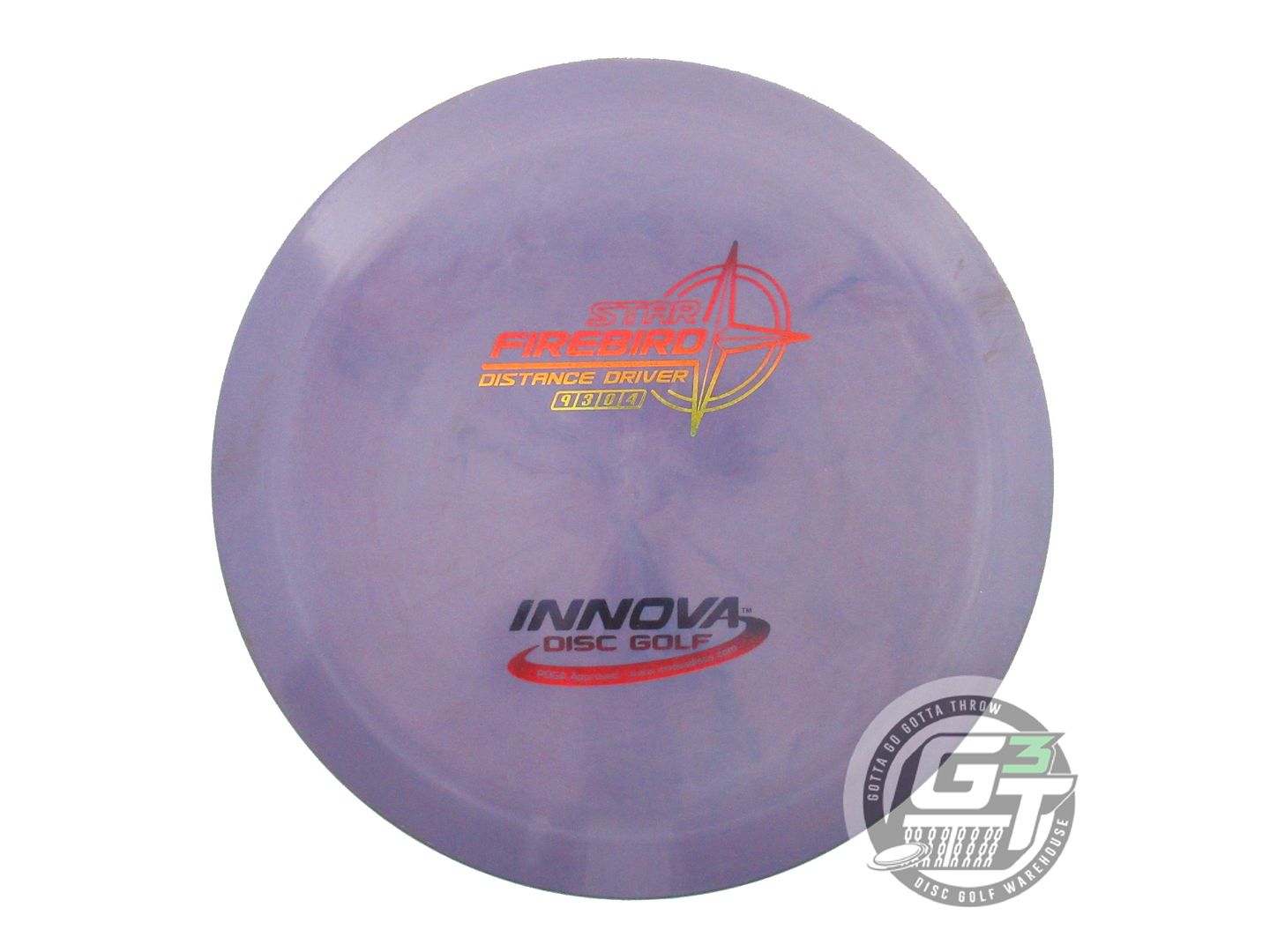 USED Innova Star Firebird 162g Purple Rainbow Foil Distance Driver Golf Disc