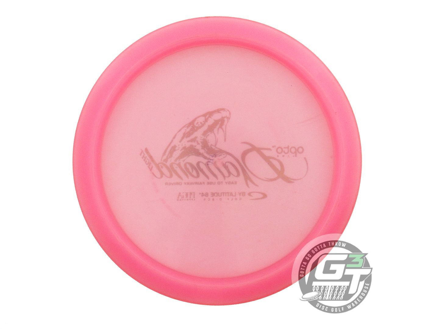 USED Latitude 64 Opto Diamond 153g Pink Frost Foil Fairway Driver Golf Disc