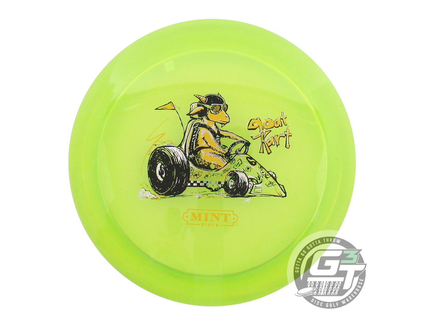 NOS Mint Discs GOAT CART Eternal Goat 173g Yellow Distance Driver Golf Disc