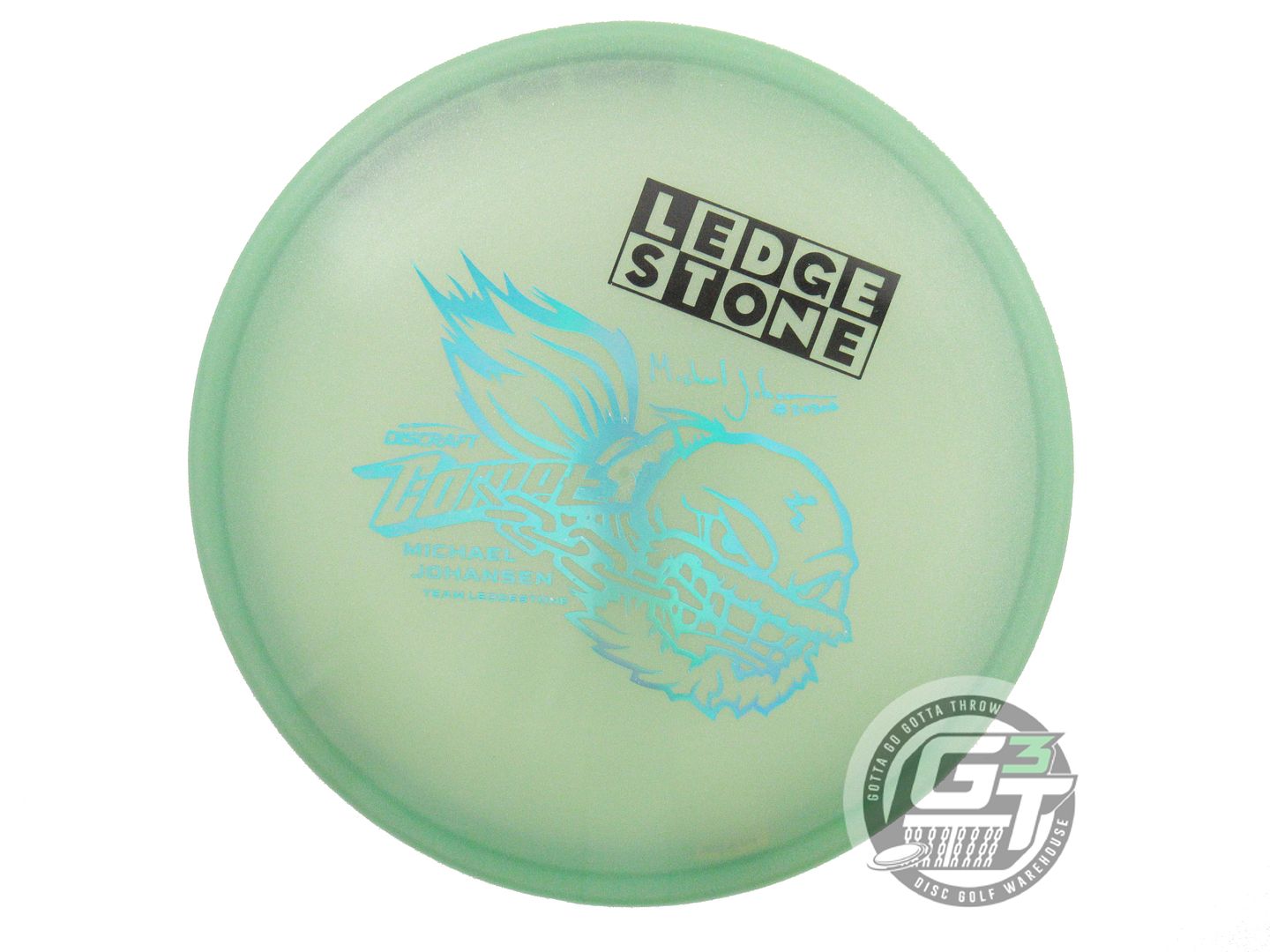USED Discraft [LEDGESTONE] Metallic Z Comet 180g Green Midrange Golf Disc