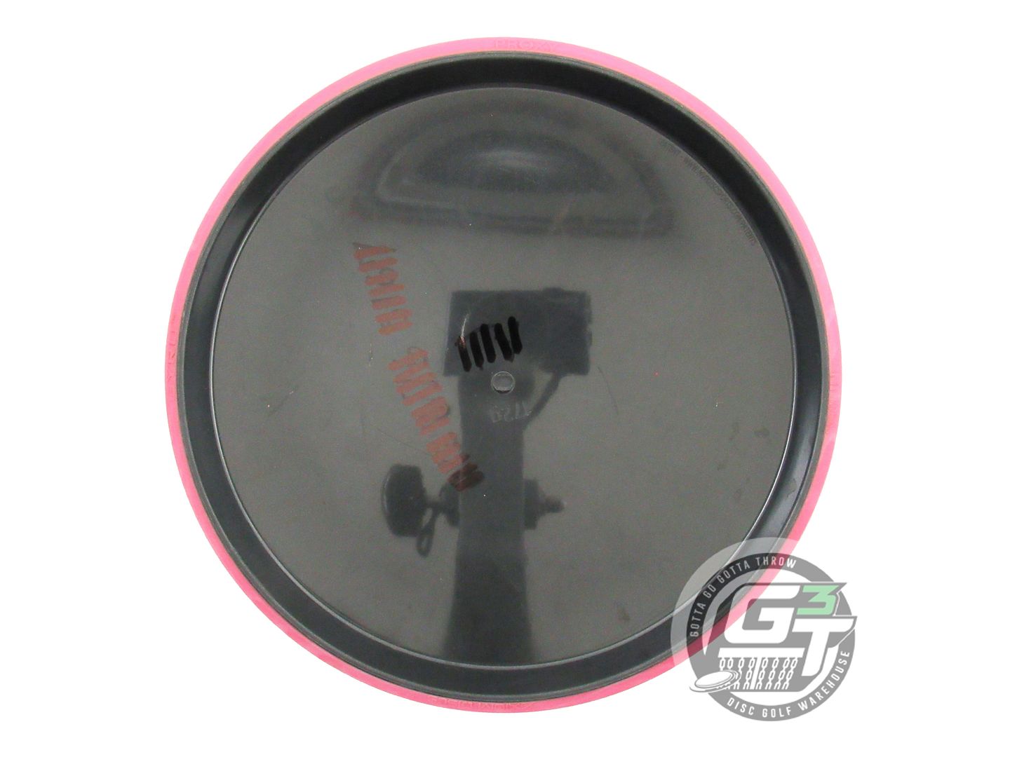 USED Axiom Discs Neutron Proxy 172g Black Pink Rim Putter Golf Disc