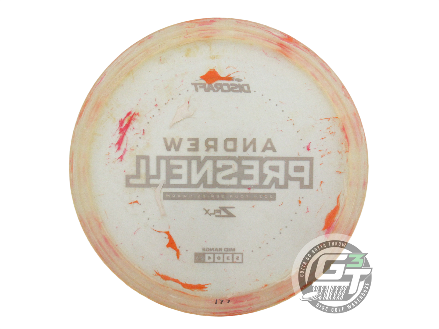 USED Discraft [PRESNELL] Jawbreaker Z FLX Swarm 177g Purple Foil Midrange Disc