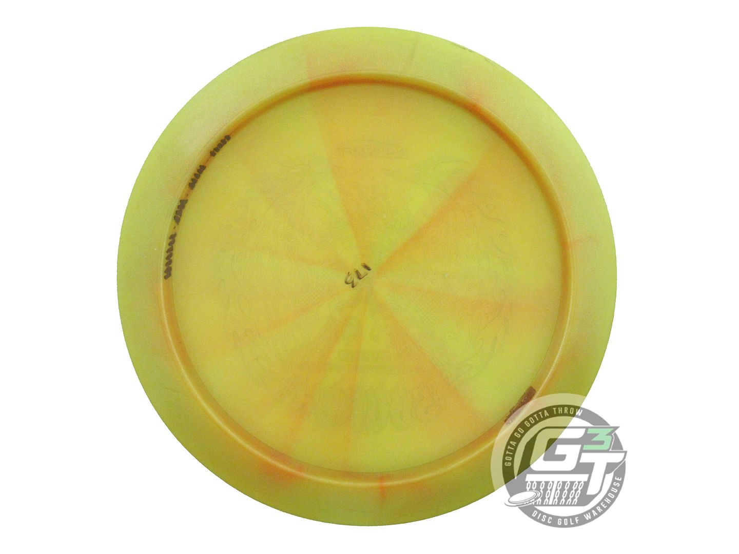 USED Discraft [LEDGESTONE] Metallic Z Scorch 173g Lime Hypnotic Foil Driver Disc