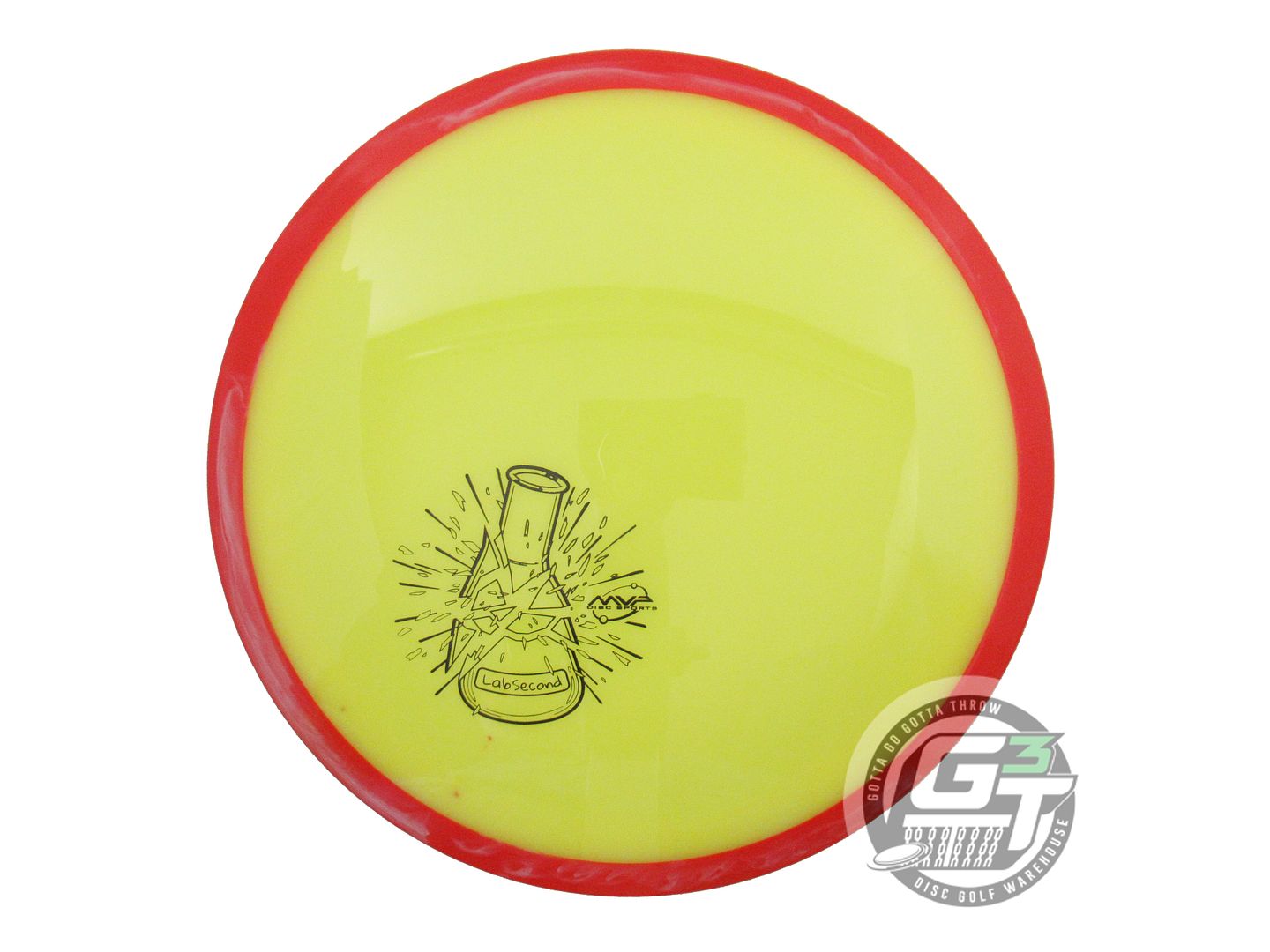 NOS Axiom Discs X-OUT Neutron Time Lapse 173g Yellow Red Rim Driver Golf Disc