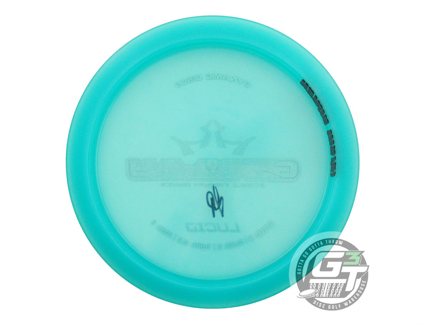 USED Dynamic Discs Lucid Getaway 175g Teal Green Matrix Foil Driver Disc