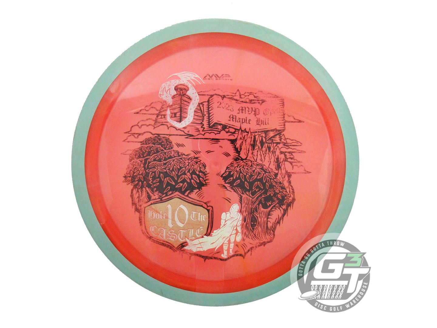 USED Axiom Discs [MAPLE HILL] Proton Defy 173g Orange Seafoam Rim Driver Disc