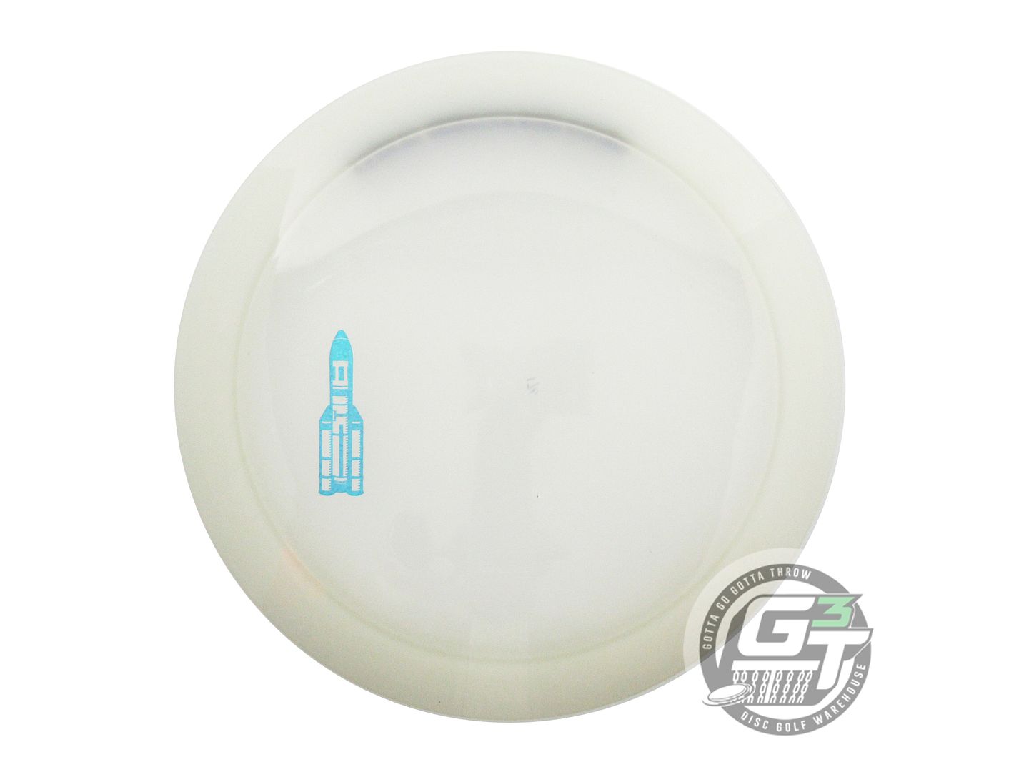 USED DiscMania Active Premium Glow Astronaut 176g Teal Glitter Driver Golf Disc
