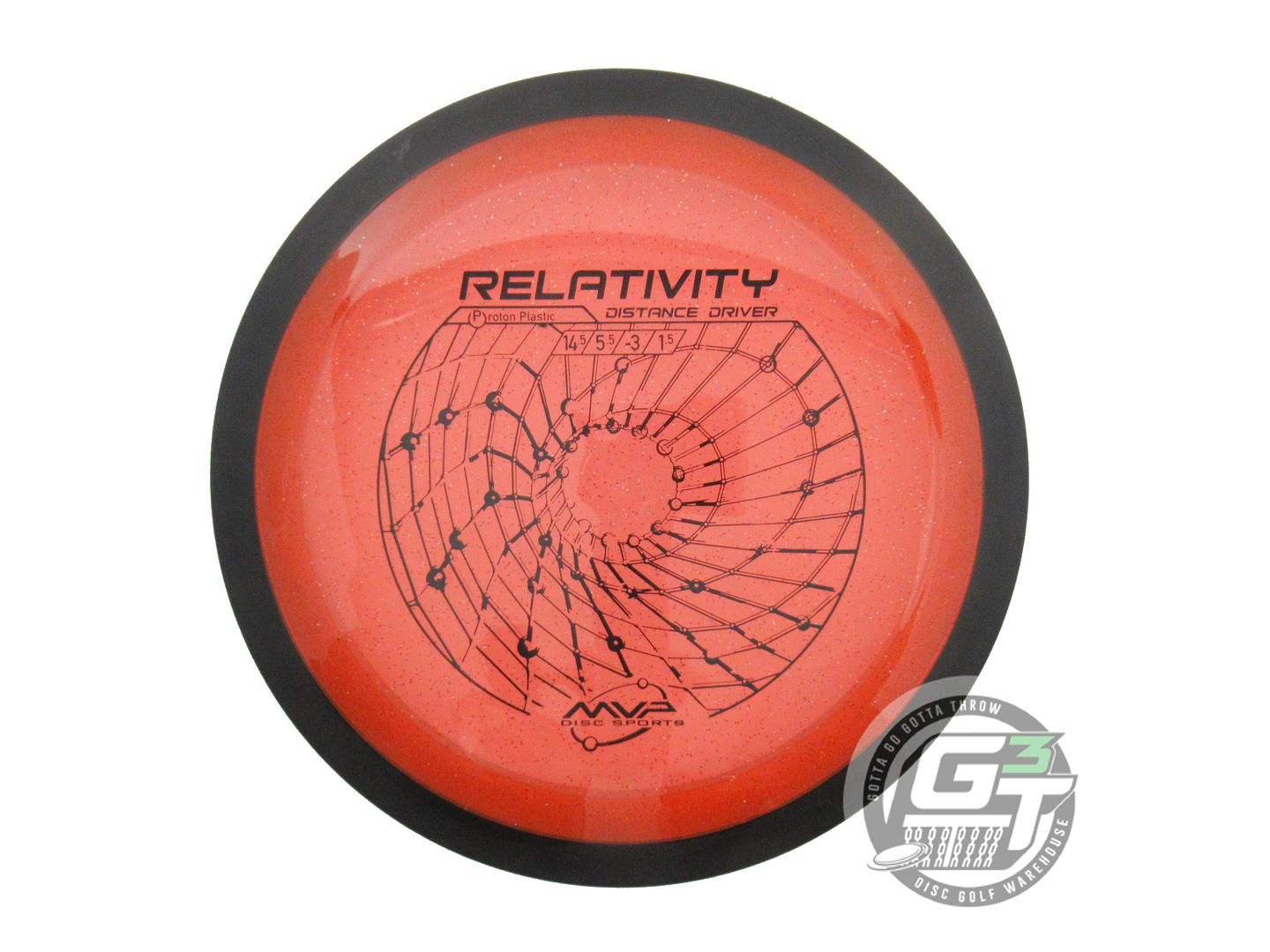 NOS MVP Disc Sports Proton Relativity 176g Orange Sparkle Distance Driver Disc