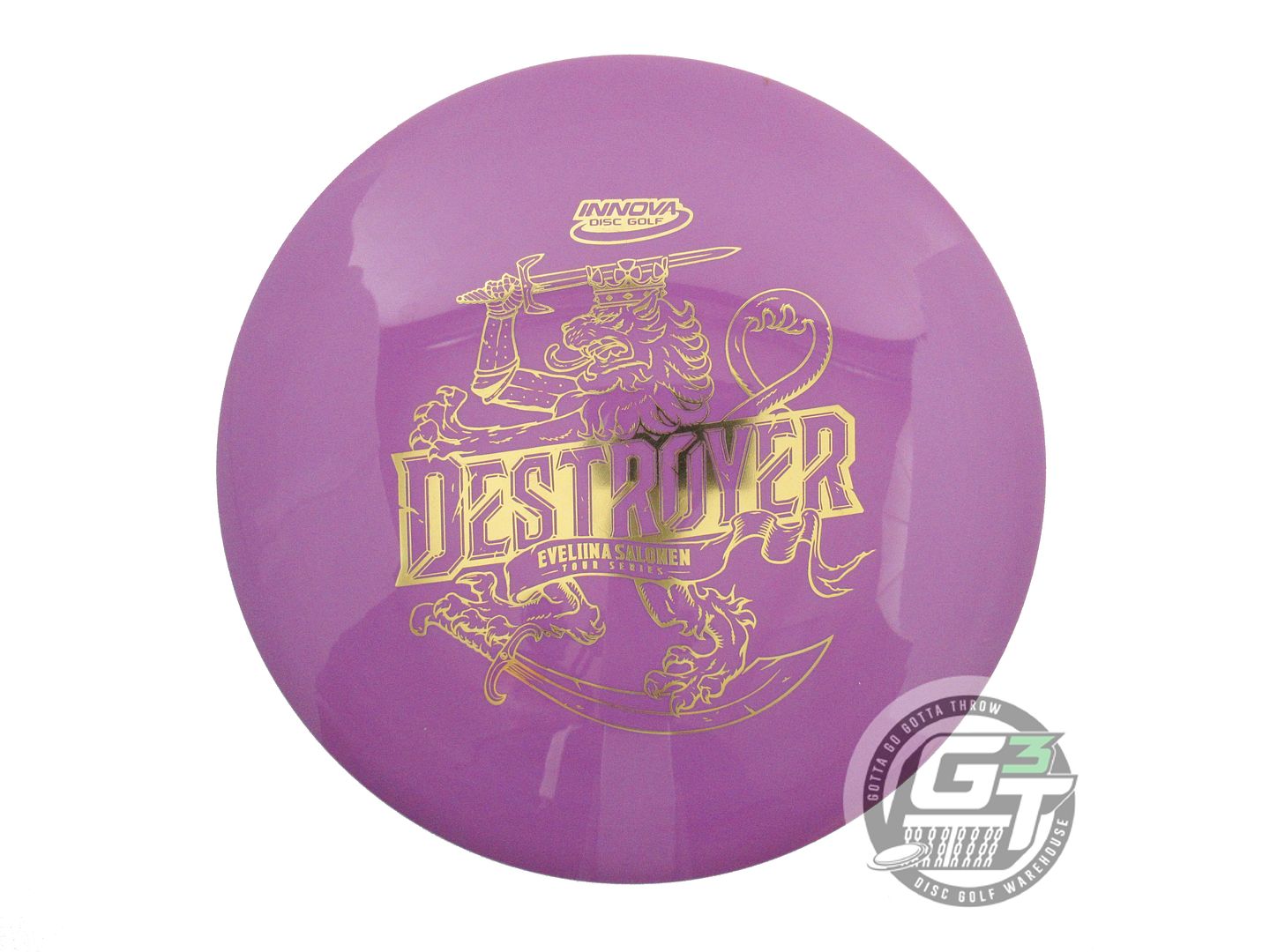 USED Innova [SALONEN] Star Destroyer 176g Purple Gold Foil Driver Golf Disc