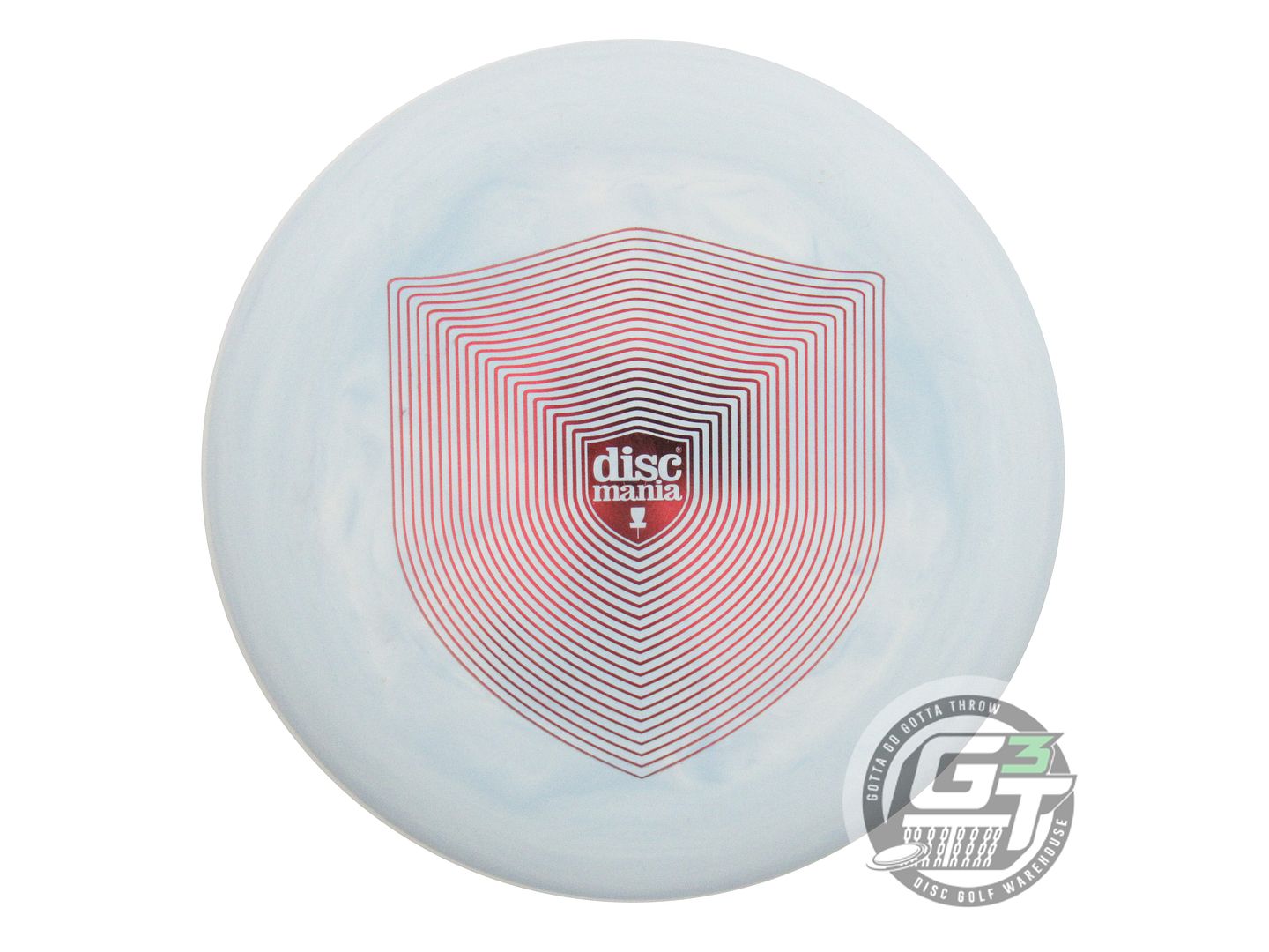 USED DiscMania Glow P-Line Flex 2 P1x 174g Sky Blue Red Foil Putter Golf Disc