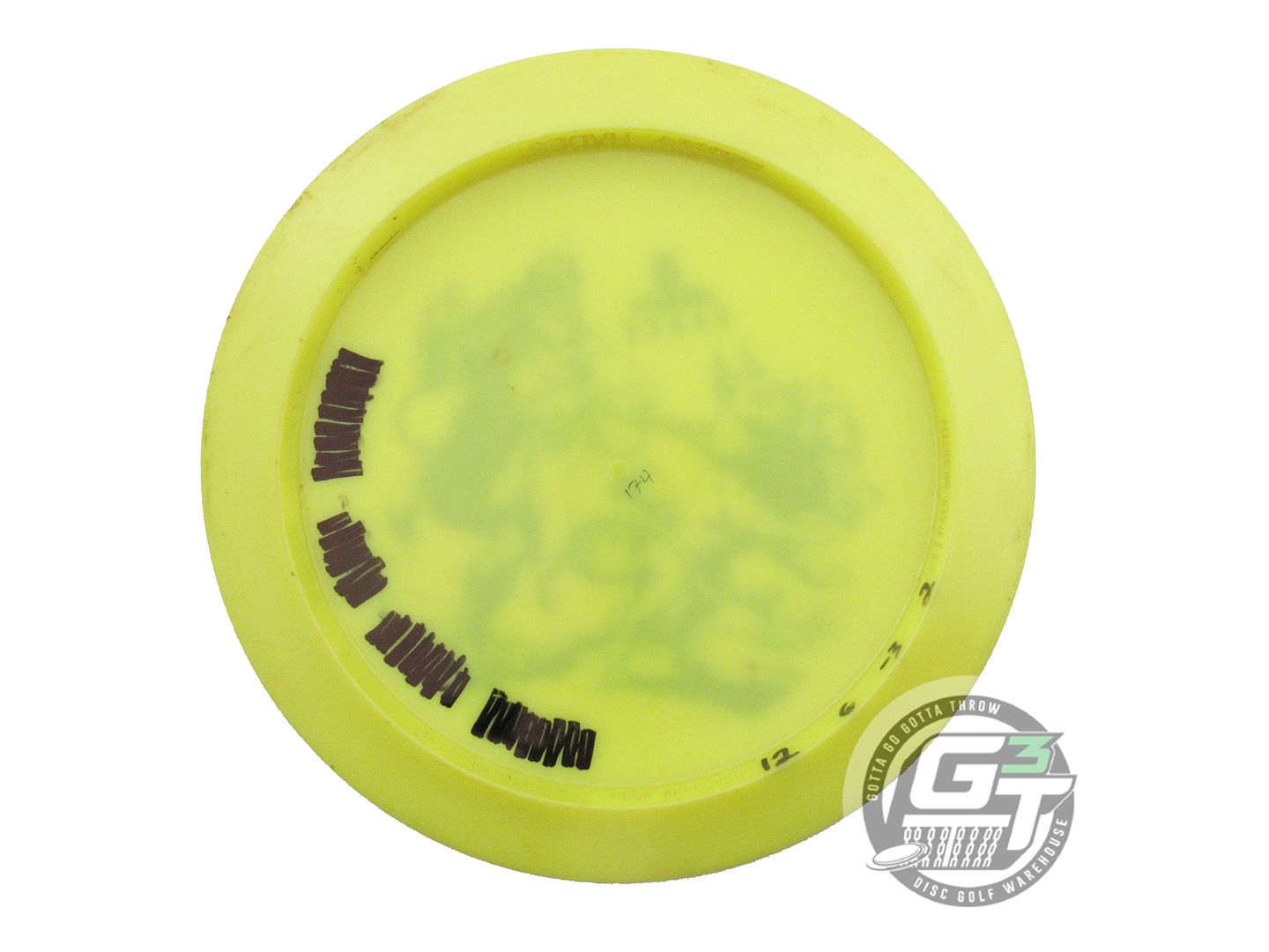 USED Discraft Big Z Hades 174g Yellow Black Stamp Driver Golf Disc