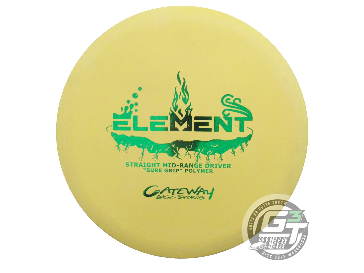 Gateway Sure Grip Element Midrange Golf Disc (Individually Listed)