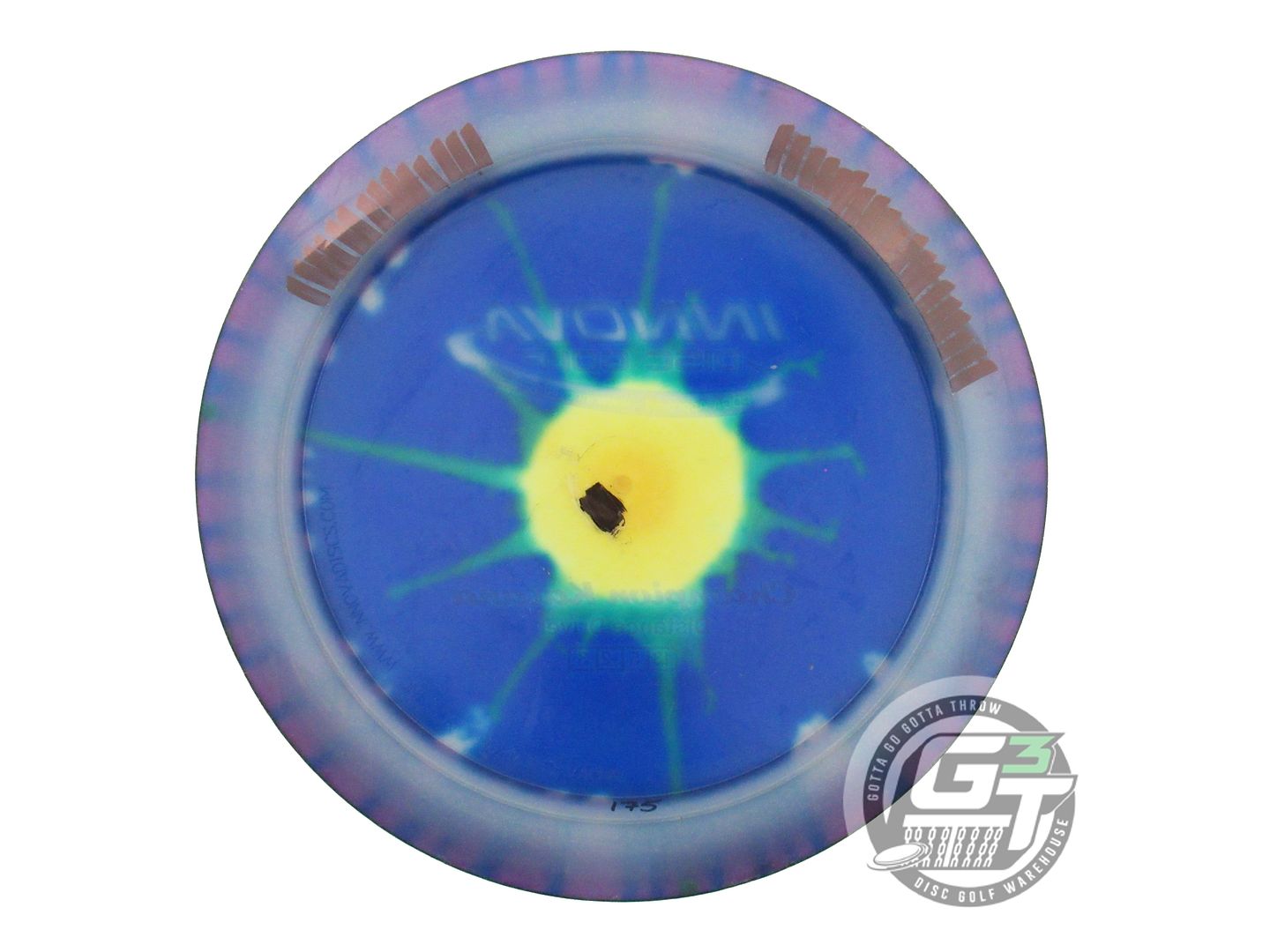 USED Innova I-DYE Champion Katana 175g Purple Burst Distance Driver Golf Disc