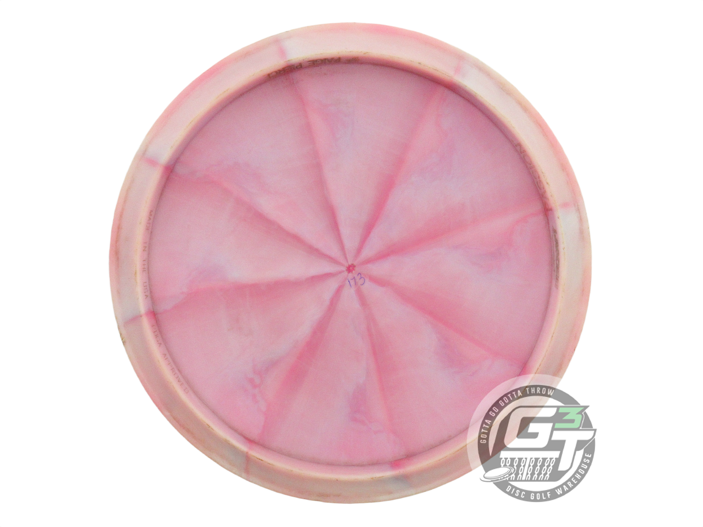 USED Discraft [PIERCE] ESP Passion 173g Pink-Lime Rainbow Shatter Driver Disc