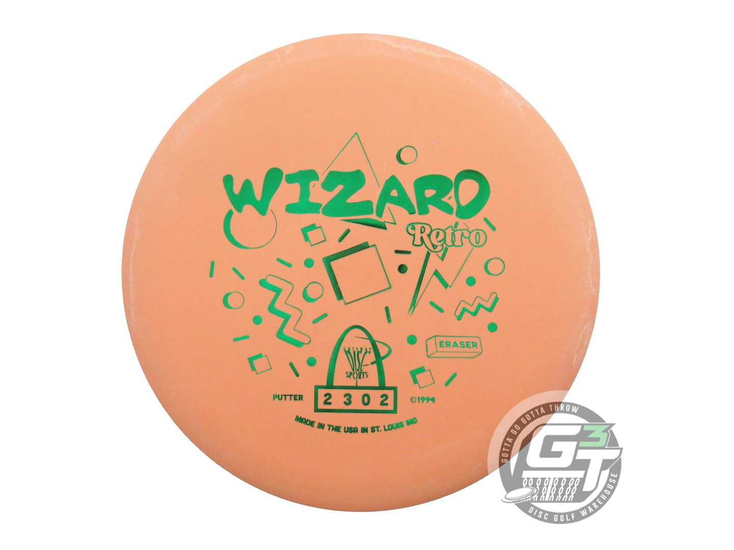 Gateway Eraser Retro Wizard Putter Golf Disc (Individually Listed)